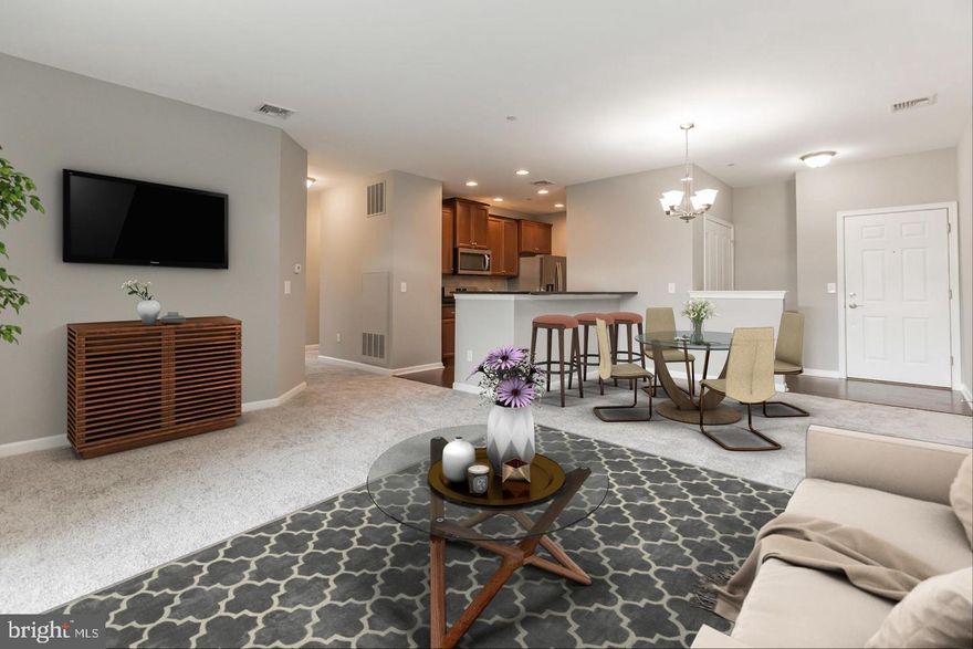 Welcome to "Huntingdon Place" Condominiums that provide luxury low maintenance living in highly desired Lower Moreland Township. The 24-hour state-of-the-art fitness center, indoor pool, 24-hour front desk attendant, security parking and beautiful community room are just a few of the things Huntingdon Place has to offer. This Stunning Harrington Model has 2 bedrooms, 2 baths. The entry opens to a large living room and dining room, both feature plush carpet which continues into the gorgeous kitchen featuring granite counters, 42" cabinetry, pantry, tile backsplash, upgraded stainless steel appliances, microwave, dishwasher, convenient counter bar. Just down the hall is an amazing Master Bedroom Suite with large walk-in closet, wall to wall carpet, and ceiling fan. The expansive En-Suite bath includes an oversized glass enclosed shower with ceramic tile surround, a double vanity and tile flooring. The guest bedroom also includes a large closet. Finishing up is a full-size laundry room with storage cabinets. This unit offers convenient parking in the Covered Garage with 2 Garage Spaces included! Gas, Health Club, Heat, Management, Pool, Sewer, Snow Removal, Trash, Water, Fitness Center, and Indoor Pool are included in rent.
Convenient location to many major roads (PA Turnpike, I-95 and Rt.1), shopping and train to Center City Philadelphia, Award Winning Lower Moreland Schools.