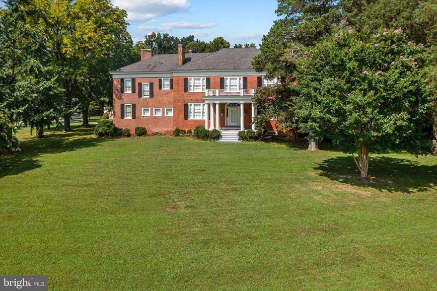 History, landscape and architecture integrate beautifully at this stunning estate on 130 acres. Circa 1827 “Rokeby” is a classic, brick, Federal style home that has been added onto and updated over the past 200 years. Idyllically situated high on a hill 100’ above the Rappahannock River valley, sweeping views, sunrises and sunsets are visible from the home and surrounding land. The main residence features a grand center foyer with 36’ long, uncut heart of pine floors. Tall ceilings and large windows make the 2 first floor parlors welcoming and bright. The first floor is completed by an updated kitchen, butler’s pantry, office, formal dining room, living room and full bath. The second-floor features 6 bedrooms and 5 full baths. There are 2 guest homes on the property. Both guest houses are nicely appointed and have a classic farmhouse style. A 3 car garage with storage provides ample space for personal items or farm equipment. Horses and livestock are already accounted for with a barn and extensive fencing already in place. The fantastic location close to Fredericksburg and DC makes this and ideal location as a residence, country retreat or bed and breakfast.