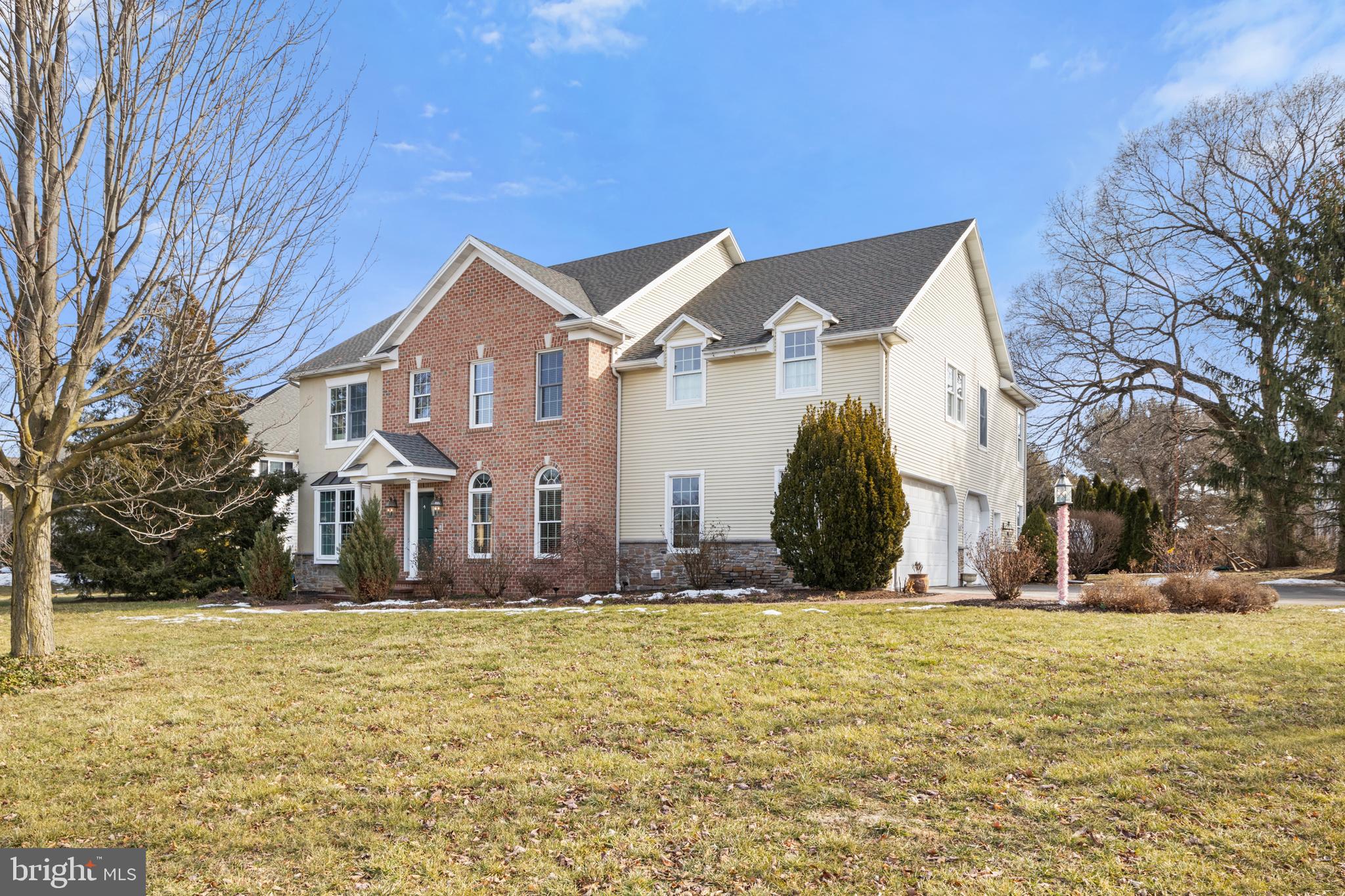 Welcome to 965 Wetherburn Drive! This 5-bedroom/3-bathroom custom-built home in Hepplewhite Estates offers a desirable first-floor guest suite, an open yet classic layout, and elegant details throughout. Enter through a grand two-story foyer with hardwood floors, crown molding, and gorgeous windows.
To the left is a large office/study with double pocket doors that boasts plenty of natural sunlight and a beautiful view of the sun setting. Continuing on, the chef’s kitchen boasts a huge island, granite countertops, a walk-in pantry, and flows into the sunlit two-story great room with a gas fireplace. The stairway features beautiful wrought iron balusters leading to a landing and interior balcony overlook area. Upstairs, the primary suite features a soaking tub, walk-in shower, and large walk-in closet with a wardrobe system. A partially finished basement includes a game area, workshop and plenty of storage, with walk-up access to the oversized 3-car garage. A cozy patio nestled beyond the kitchen patio doors that offers beautiful views of the sunrise. Two-zone heating and cooling system, whole house generator, and a new roof in 2018. This home is meticulously maintained throughout and within walking distance to the Outdoor Country Club!
Sale is contingent upon settlement of buyers new home.