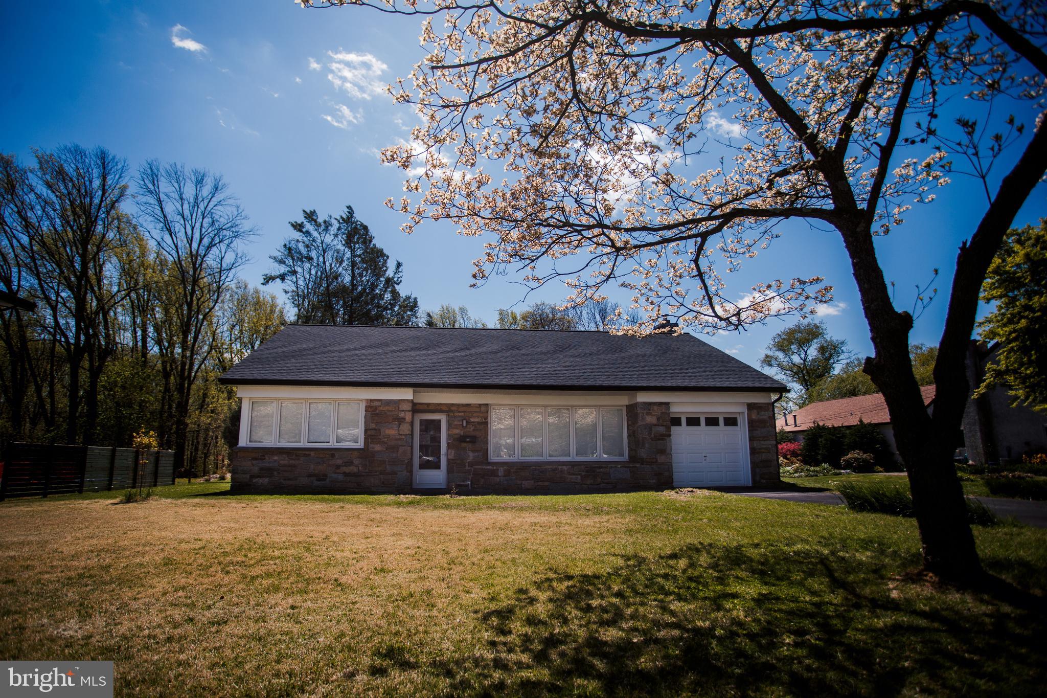 PLEASE check out the virtual tour of this adorable home available at https://www.foxroach.com/ListingDetails/809-SAINT-FRANCIS-DR-BROOMALL-PA-19008/PADE516404Also available on YouTube - or you can click on the camera icon at the top of the listing.Do not miss out on the opportunity to own your dream home, sitting on a quiet cul-de-sc on one of the best lots in Broomall. Perched on an approximately 1 acre lot, which backs up to green space and Kent Park, this property checks all the boxes if you are looking for quiet and serene. While the foundations of major improvements have been completed, it still offers the option for new owners to customize the final look with finishings of their choice and taste. As you pull up the expanded driveway, you will immediately notice the new siding, freshly painted walls, and recently installed upgraded windows and oil tank. Also located in the backyard is a brand new state of the art septic system. The porch located off the back of the house was recently covered, which offers hours of relaxing while looking out over the private yard and scenic natural backdrop. Another of the major renovations was the new pitched roof. With access through the pull down stairs in the garage, this added square footage offers possibilities limited only by your imagination; an additional room, storage area, or allowing for easy installation of central air, to name a few.When you enter this modern rancher, you will find three bedrooms, one full bath, a formal living room, and dinning room. Currently there is an eat in kitchen - Stainless steel refrigerator and stove will be provided. The layout of this kitchen is such that a large open concept room could be very easily created by merging the kitchen and dining room. A bonus room off the kitchen is equipped with the heater, utility sink, washer and dryer all conveniently located together. Walking into the garage, a space that also offers a unique opportunity where it could be used as a traditional garage or workbench area, however, several homes in the Broomall area have transitioned this space by closing it off and creating an area for another room. A small den with a powder room, an office, or a 4th bedroom are all possibilities. The beauty of the location of this property is, while you are secluded in your rural oasis on the quiet cul-de-sac, you are only minutes away from accessing major thoroughfares such as rt 320, rt 252, I95, and rt 3. The Blue Route (476) is a mere 10 minutes away, with the Philadelphia airport being a short twenty minute drive away for easy travel.