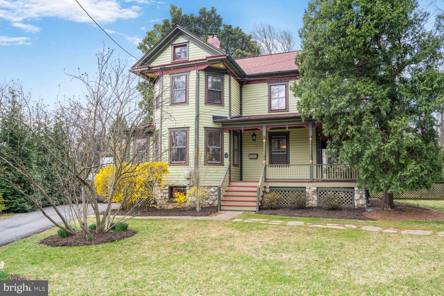 Welcome to the Historic Kaiser House at 5506 Beech Avenue. Tucked into the highly sought-after Alta Vista neighborhood of Bethesda, this iconic 1,700 sf (est.) four-bedroom, 2.5-bath Queen Anne Victorian was masterfully crafted in 1898 by Louis Kaiser. Known as the Kaiser House, this historically designated gem rests on an expansive, flat over half-acre lot, offering timeless elegance, remarkable space, and unparalleled charm.
<br> <br>
From the moment you arrive, you’re greeted by a sweeping wrap-around porch adorned with turned columns and decorative knob-shaped pendills—a nod to the craftsmanship of a bygone era. A classic gabled roof with architectural shingles completes the picturesque exterior, surrounded by lushly landscaped gardens that enhance the home’s storybook appeal.
<br><br>
Inside, the charm continues with graciously proportioned rooms, soaring ceilings on the first and second floors, rich hardwood flooring throughout, and an abundance of natural light. The welcoming foyer leads to formal living and dining rooms, highlighted by elegant period details and a cozy wood-burning fireplace.
The thoughtfully updated kitchen combines vintage character with modern convenience, featuring granite countertops, slate tile flooring, custom cabinetry, stainless steel appliances, and a classic farmhouse apron-front sink. A spacious butler’s pantry, mudroom, and laundry area with front-loading washer and dryer add to the home’s functionality.
<br><br>
Upstairs, the second floor features three generously sized bedrooms and a full bathroom. The third level offers a bonus retreat, ideal for a teenager, home office, or guest suite. The lower level features a charming fieldstone entry and includes a comfortable media/family room, an additional bedroom, built-in storage, and a full bath—perfect for guests or extended family.
<br><br>
Major recent upgrades include a new boiler and new slate roof (2019) and central A/C (2020). This home has been lovingly maintained and thoughtfully updated, preserving its historic integrity while meeting modern needs.
<br><br>
Perfectly located just steps from the Bethesda Trolley Trail, tennis courts, and the Bethesda-Chevy Chase YMCA, and in close proximity to NIH, Walter Reed, Suburban Hospital, Wildwood Shopping Center, Maplewood-Alta Vista Park, and top-rated public and private schools including Wyngate ES and Walter Johnson HS.
<br><br>
Don’t miss this rare opportunity to own a true piece of Bethesda history—where character, location, and lifestyle meet. Currently tenant-occupied – 2-hour notice required for showings. Open House: Saturday, April 12th, 2:00–4:00 PM.