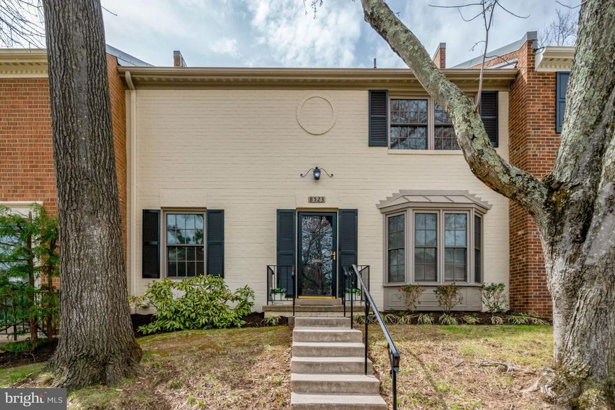 OFFER DEADLINE IS WEDNESDAY, APR 1ST AT 11 AM ** Welcome to 8523 Lakinhurst Lane, a 3-level brick townhome thoughtfully maintained and updated by the one and only owner ** The Hermitage model floor plan features almost 2700 sq ft of living space ** Gorgeous refinished hardwood floors on main and upper levels ** Fresh neutral paint throughout ** Center Hall colonial style home features an elegant, curved staircase off the foyer ** Living room with gas fireplace and large bay window flows to the separate dining room with sliding glass door to the back yard ** 4th bedroom/office with built-in shelving off foyer ** Half bathroom on main level with updated vanity, light, and mirror ** Bright kitchen has new stainless steel appliances including gas cooking, quartz countertop, pantry, and a large bay window providing extra table space ** Kitchen also provides easy access to the fenced back yard and 2 parking spaces ** Relax in the  beautifully landscaped, low maintenance back yard ** Summer cookouts are easy with the plumbed gas grill ** Nice sized shed provides dry storage for gardening  gear ** Upper level features 3 nice sized bedrooms and plenty of closet space ** Primary bedroom features a walk-through closet with custom shelving and drawers plus private bathroom ** Beautifully updated primary bathroom with double vanity and tons of storage, plus fantastic shower with bench seat ** Bedroom 2 has a huge walk-in closet and attic access ** Bedroom 3 has closet with custom shelving ** Updated full bathroom in hallway with new vanity, light, and mirror ** Large lower level family room with wall of built-in shelves and cabinets, plus 2 closets ** Office/den with new carpet has a big walk-in storage closet with shelving ** Another half bathroom on the lower level, plus another closet with shelving - so much storage space in this house! ** Utility/Laundry room has plenty of space for shelving, workbench, and more ** Windows replaced in 2012, heat pump 2014, 50-gallon gas hot water heater 2015 ** Charlestown HOA fee covers all exterior maintenance of the home and brick fence, including roof replacement! Front lawn maintenance is also covered ** Community tot lot in common space just across the parking lot behind the house ** Charlestown is a gorgeous community, with sidewalks, well-established trees and plantings, and easy access to schools, shops, and restaurants ** 2 private swimming pools nearby offer memberships ** A couple blocks to Cardinal Forest Elementary School, less than a mile to West Springfield High School, and less than 2 miles to Irving Middle School ** Cardinal Forest Plaza and Old Keene Mill Shopping Center are both about 1 mile away, with grocery stores, pharmacies, and lots of restaurants to choose from on busy nights, plus Springfield Town Center and Kingstowne aren't too far away ** Nearby Carrleigh Parkway Park provides access to Accotink Lake Park (493 acres!) offering miles of walking & biking trails ** Plenty of commuter options, with Express Pentagon Metro Bus stop at the corner of Forrester, plus Rolling Road VRE station less than 2 miles away ** Easy access to Fort Belvoir, Franconia/Springfield Metro, 95 & 495 ** Don't miss this fantastic home!