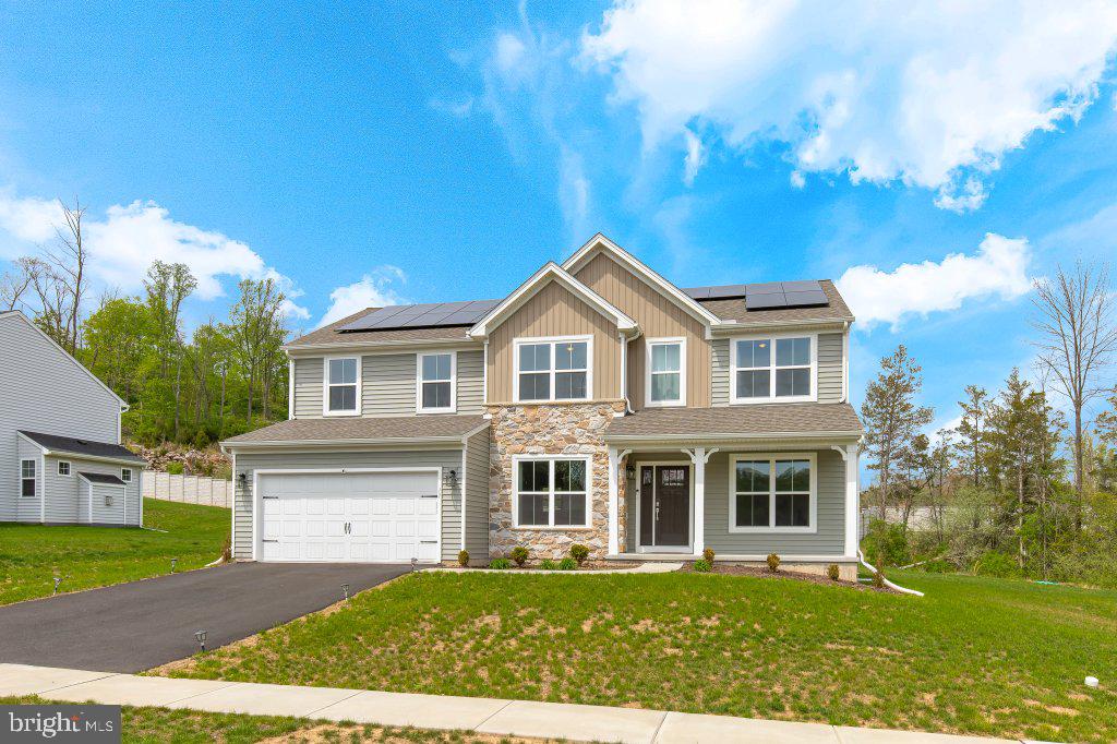 Welcome to 17 Ladderback Ln! This beautifully maintained home offers 4 bedrooms 2.5 baths and over 2800 sq. feet of finished space above ground and a potential to finish over 1,000 sq feet in the basement. Home was built in 2023 with many upgrades such as quartz countertops and soft close kitchen cabinets, LVP flooring, a flat lot and much more. Since purchasing, owner has also installed solar panels for efficiency and has fully paid them off for new owners to enjoy. Schedule your tour to see everything this home has to offer!!!