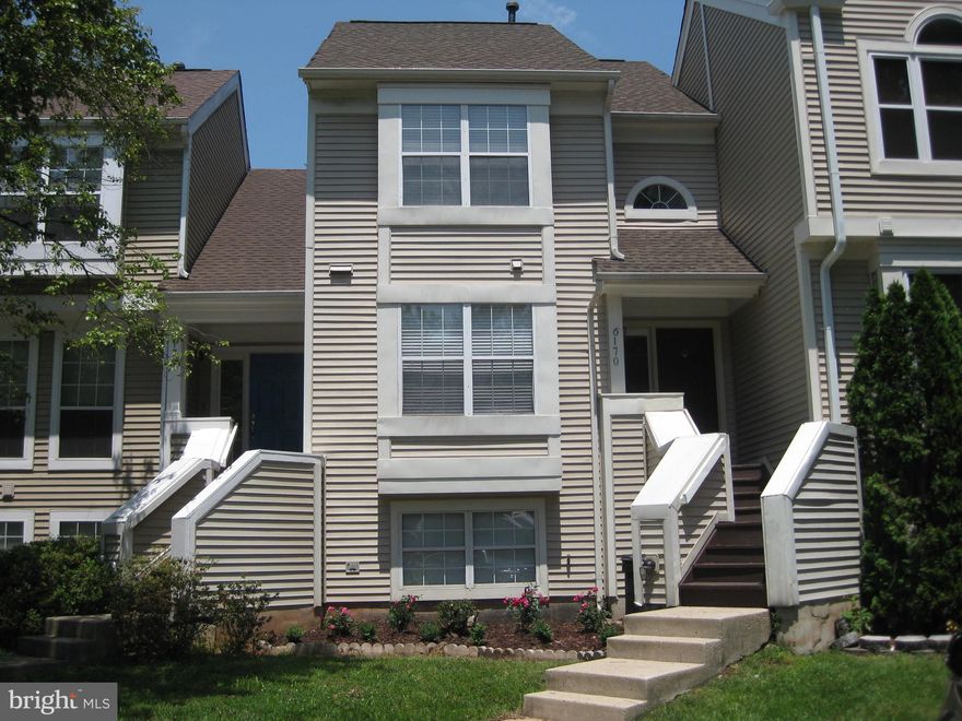 Large 4 bedroom 3.5 bath TH with Hardwood floors on main level, carpet in bedrooms and basement level,  fireplace,  deck and fully fenced rear yard, backs to trees and open common area.  Close to 66 and shopping.   Available immediately .