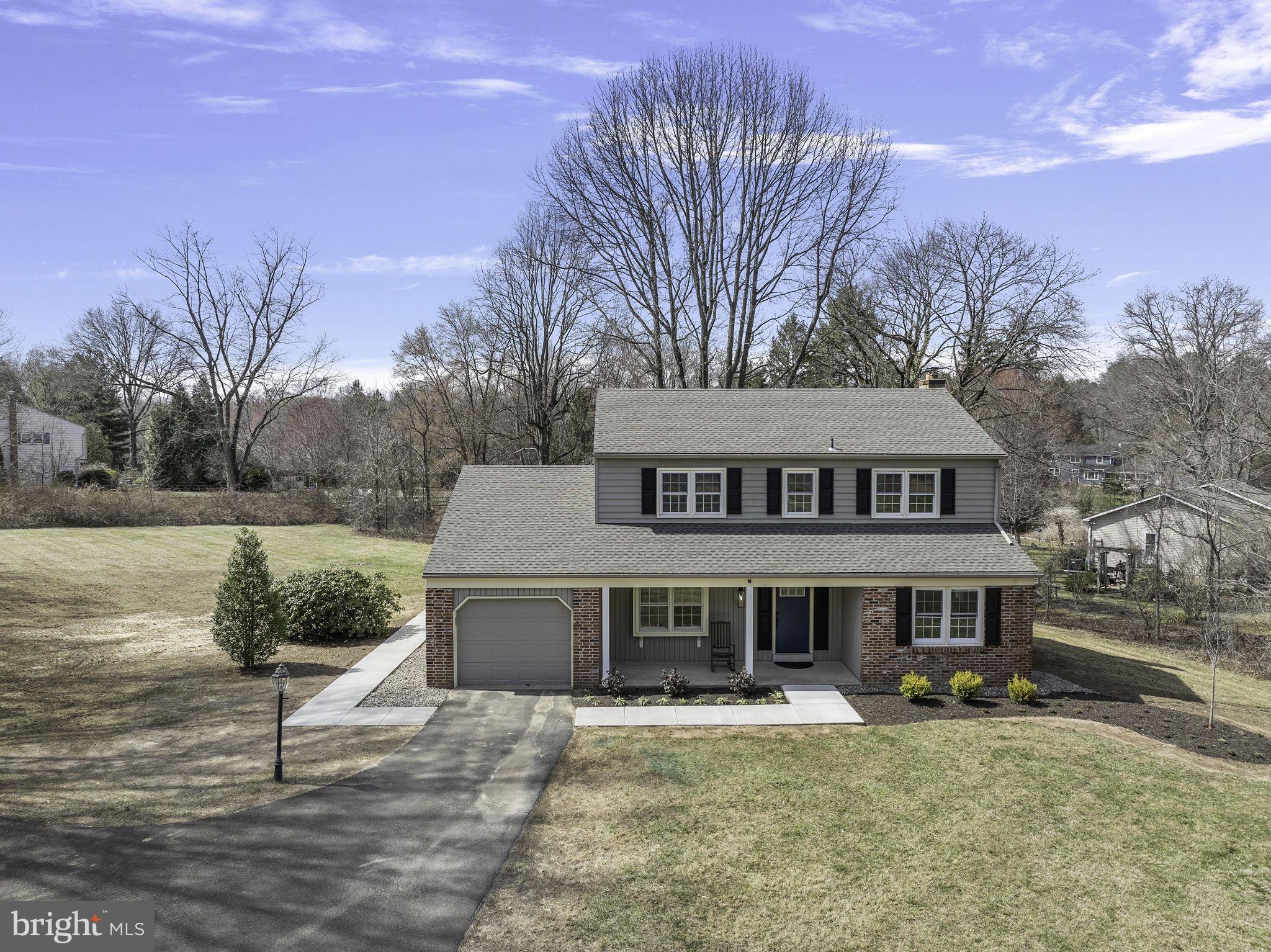 This stunning 4 bedroom 2 and a half bath colonial home has been well cared for by its original owner and is being sold for the first time since it was built. Upon entry you'll be greeted with a large foyer with dining room on the left and living room on the right. Attached to the Living room through French doors is the open concept family room with a wood burning fireplace. Rounding out the main floor is a beautifully updated eat in kitchen featuring brand new kitchen appliances and granite countertops. Another great feature about this home is the convenient main floor laundry/mud room that's off the kitchen and also has access to the garage and side entryway. Upstairs you'll find 3 spacious bedrooms, hallway full bathroom and the primary bedroom with its own private bathroom. This home showcases pride of home ownership everywhere you turn, from the upgraded bathrooms to the brand new roof giving the next owner added piece of mind. Just minutes from Doylestown Borough, where you can enjoy many shops and restaurants but also just a short drive to 611 & 202, providing access to larger storefronts. Schedule your showing today to see this attractive home in person. **Comes with a 1 year Home Warranty**