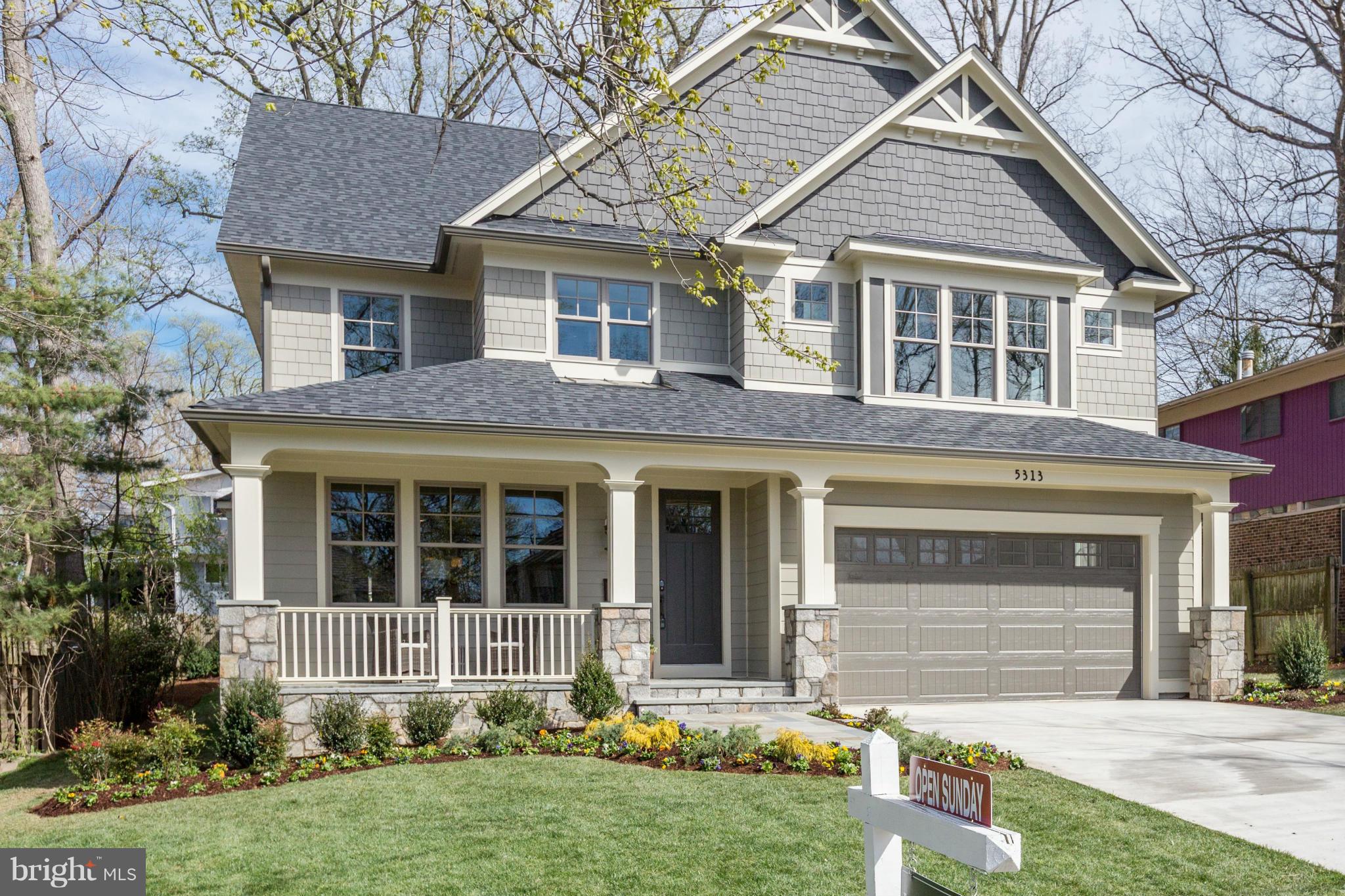 NEW home in Glen Echo Hts by Rollingwood Builders combines old world craftsmanship w/state-of-the-art finishes including stone & Hardiplank siding. The ideal floorplan has been meticulously designed & boasts 6900+ sqft, 4 fin lvls & detailed touches. Fenced, level uasable lot w/ delightful screened porch w/fpl, deck & 2 car gar. Close to Wood Acres Elementary Pyle/Whitman! Available immediately!
