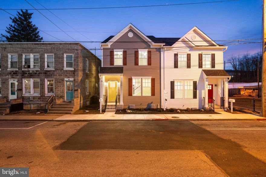 This home offers the rare chance to own newly built construction in expanding Hagerstown — complete with elevated interior selections and private parking.

Designed with a modern lifestyle in mind, this 3-bedroom, 1.5-bath duplex blends clean architectural lines with upscale details that set it apart. The open-concept main level feels bright and cohesive, anchored by a stylish kitchen featuring quartz surfaces, contemporary cabinetry, upgraded appliances, and thoughtfully integrated storage. The finishes were selected to deliver both visual impact and long-term durability — ideal for homeowners and investors alike.

Upstairs, three well-proportioned bedrooms offer flexibility for multiple living arrangements. The full bathroom showcases a double vanity with refined stone finishes, while the upper-level laundry room enhances everyday practicality. The primary bedroom provides comfortable scale and a walk-in closet that adds to the home’s thoughtful layout.

Private rear parking significantly increases convenience and rental appeal — a valuable feature in this location. With all-new systems, modern construction standards, and strong rental potential, this property presents a compelling opportunity for those seeking both quality and long-term value.

Situated near commuter corridors, local dining, and ongoing redevelopment throughout Hagerstown, this home is positioned in a market that continues to gain momentum.