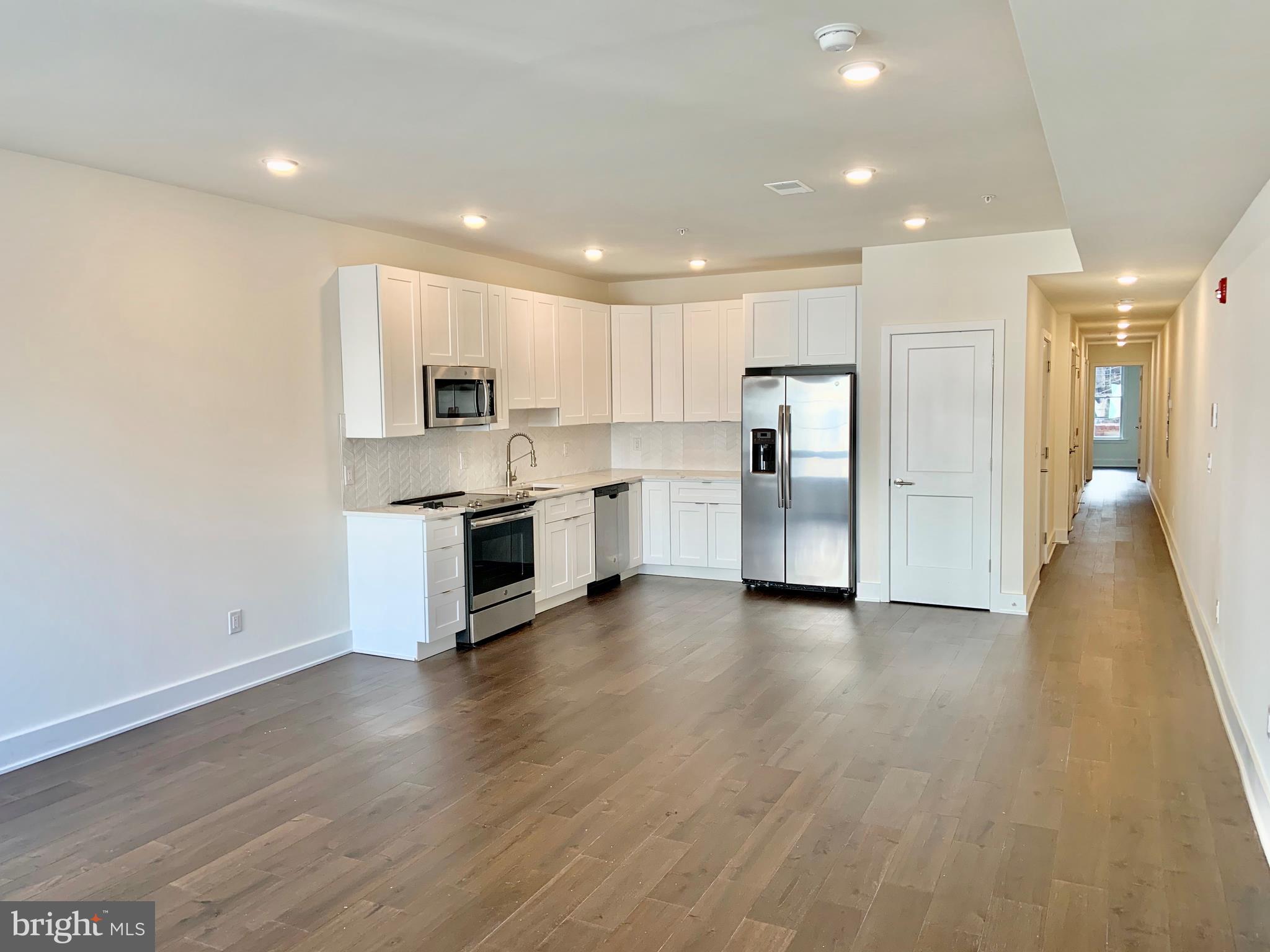 Available August 1st move in date. Modern and stylist 2-beds/2- full bath apartment with a roof top access is a contemporary living dream. Beautiful finishes, spacious unit. Includes: stainless steel appliances, hardwood, granite counters, recessed lights, high ceilings, washer/dryer in unit, central AC/heat and interactive video intercom with ability to buzz open the main door, Internet connectivity and Additionally, 1824 Ridge Avenue has a Walk Score of 91 out of 100! A Walkers Paradise, daily errands do not require a car. One-minute walk from the 15 63rd-Girard to Richmond-Westmoreland at the Girard Av & Ridge Av stop. Located near the Fairmount - Art Museum neighborhood with access to many shops and restaurants. Nearby parks include Francisville Playground, Franklin town Park and Abraham Lincoln. First, last and security deposit due upon signing, all applicant must be submitted with proof of income, credit report and ID. Make your appointment Today to see it.