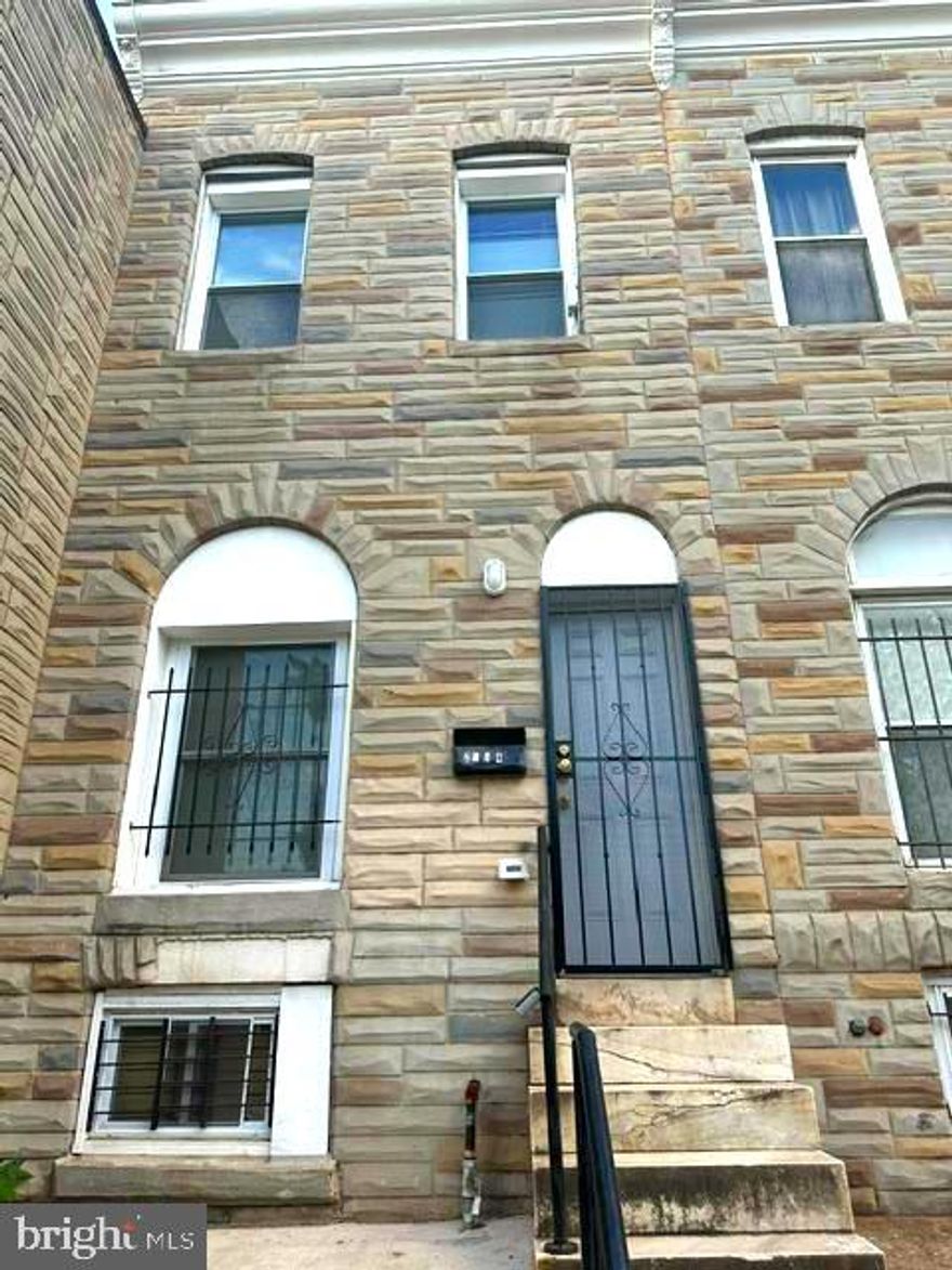 Welcome to this beautifully renovated 2 bedroom, 1 bath row home. The spacious primary bedroom is on the front of the home with a den inbetween the 2nd bedroom that could be used as an office or small child's bedroom right next to the primary. The 2nd bedroom is on backside of row home next to the full bath. All utilities are in the basement and new since renovation. Washer and dryer hookups are in the basement and up to tenants to purchase their own set. The open concept updated kitchen, living room, dining area are on the main level. The row home has a fenced in back yard area to relax and barbecue outdoors. Located on the busline and it's a quick 2min drive to St Agnes Hospital, which is ideal for anyone employed there. Home is protected with ADT security and tenant will need to setup account. Home is currently setup for Verizon Fios internet and account setup needed also. Tenant will be responsible for gas & electric thru BGE, internet, and quarterly water & sewer. Pets would be considered on a case by case basis. Agent must be present with clients for showings.