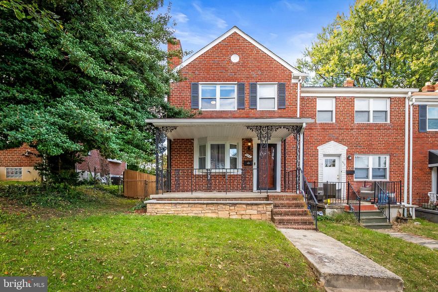 Welcome to 954 Masefield Rd, a beautifully renovated end-of-group home that perfectly blends modern upgrades with timeless charm. Step inside to discover gleaming hardwood floors that grace the spacious main level, and beautiful decorative fireplace creating a warm and inviting ambiance. The stylish kitchen boasts stainless steel appliances, sleek granite countertops, and ample cabinet space, ideal for any home chef. Upstairs, generously sized bedrooms provide plenty of room for relaxation, while the updated bathroom showcases contemporary fixtures and finishes. Fresh paint and brand-new carpet throughout make this home feel like new. Outside, enjoy the expansive deck—perfect for entertaining—and convenient parking for up to three cars. Don't miss the opportunity to own this stunning home, offering both comfort and style in a prime location close to major commuter routes!