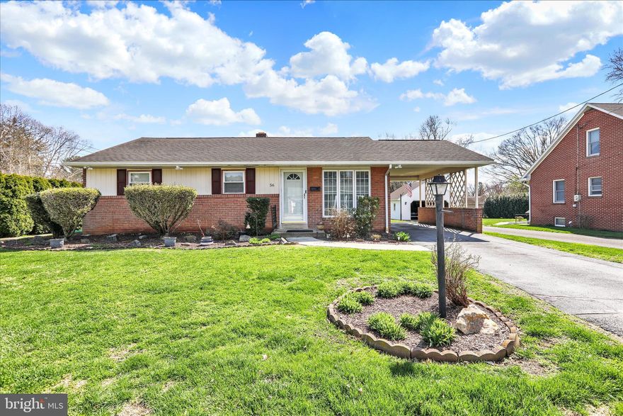 Lovely, well maintained home with one floor living in Millersville!  Perfect starter home or for those who want to downsize.   Recently added kitchen addition with new cabinets and quartz counters, beautiful wood floors and custom Phillips blinds in the living area upstairs.  Finished lower level with full bath downstairs. Outside you'll find a large shed in the backyard, patio with patio cover.   All appliances included, simply move in and enjoy!