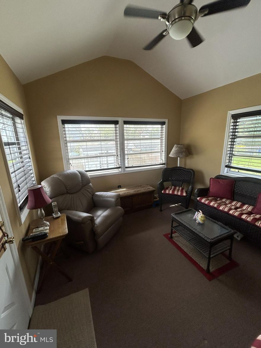 Brand new to the market, this spacious 3 bedroom single ranch home with large yard.  When you step into the home, you'll see how large it is.  It is straight through with a 3 season room at the back of the house.  Deck is accessible w door in the the 3 season room with valted ceiling.  Presents beautifully.  
Masterbedroom - His and Her Closets
Middle Room        - Nice size with a double door closet
Small Room            - Also nice size with a double door closet
Bathroom                - Huge! with a double door linent closet and a 'Laundry Shute'
Basement -  An entertainment room at it's finest!  the large bar holds 12-15 stools.  Very large storage rooms in the basement.  There is a separate room - which is call the 'billiard room' w a regulation size custom pool table slate top.  All the trimmings included if interested.  Plenty more bar stools through the billard room area.  More storage in the back.   there is a laundry with sink, a work area.  
Backyard large and has a built in pool.