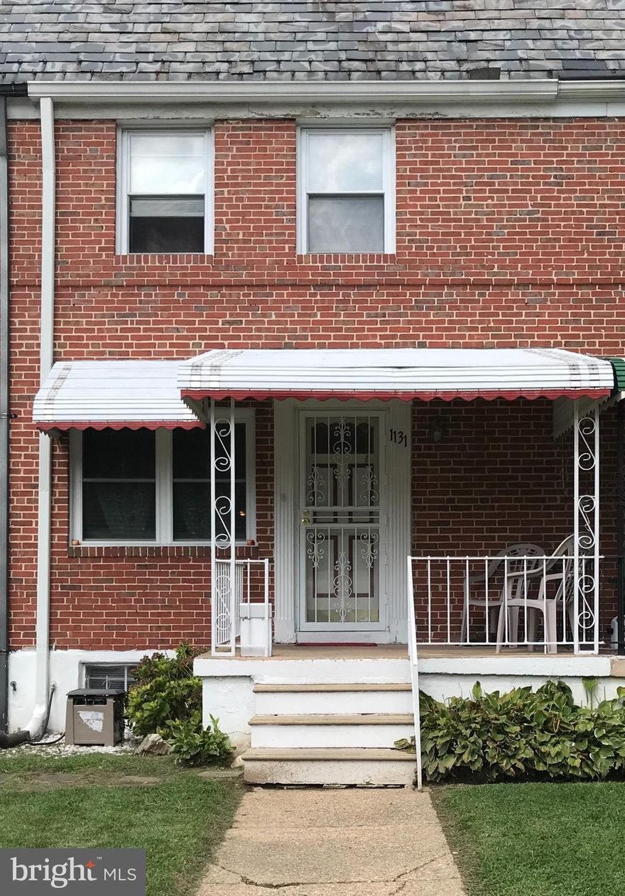 Nestled in the West Hills Community: Totally Remodeled single-family townhome borders City and County line; immaculate and well-maintained home has both modern amenities and architectural qualities unique to Baltimore such as plenty of storage space and hidden compartments built-in finished basement knotty pine walls and built-in bar with shelving; real brick wall facing in the kitchen and beautiful hardwood floors through-out; New fixtures throughout the home, Brand New Appliances to include Gas Stove, Hood Range, and Refrigerator, also new Kitchen cabinets; Washer and Dryer included with new soaking tub; New Gas Hot Water Heater; Every floor has updated fire extinguishers wall mounted and updated smoke detectors; New electrical system; New Gutters front and back; Home has Central Air and ceiling fans; New triple pane windows that pull-out, very easy to clean; includes alarm system; New roof installed 2012 . Well-groomed front and backyard with awning protection. Basement leads right out to fenced-in backyard, great for entertaining; Alley is extremely clean. The West Hills Community is near public transportation and is close to beltway, easy access to downtown Baltimore and BWI Airport. This home is sure to sell fast.