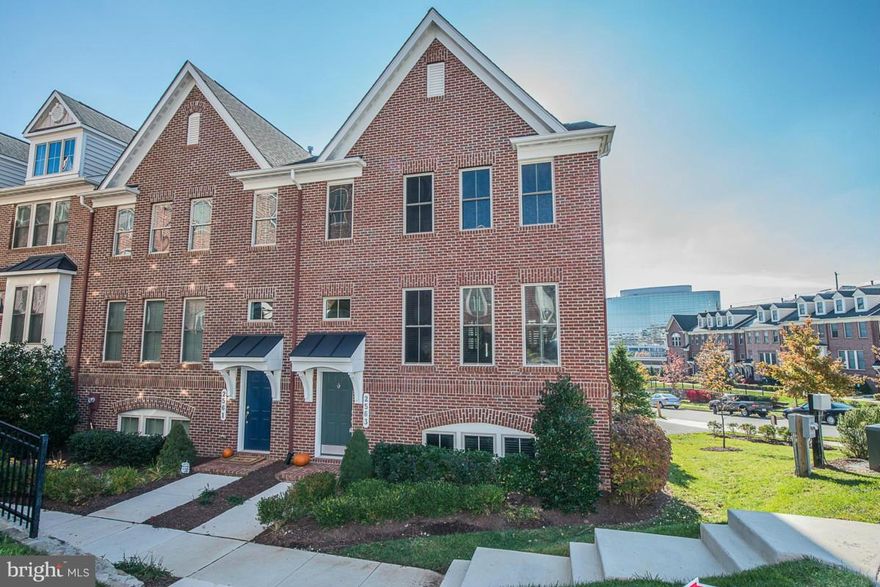 Welcome to this beautiful, end-unit, 3BR/3.5BA Brittany model (largest offered), in Shirlington Crest! One of the best lots in the community, with views of open green space and Shirlington Village. Tons of upgrades - granite counter tops, cabinets, wood flooring, ELFA closets, SS appliances, tile, custom blinds and more! Rooftop terrace! Steps from Shirl Village/W&OD!