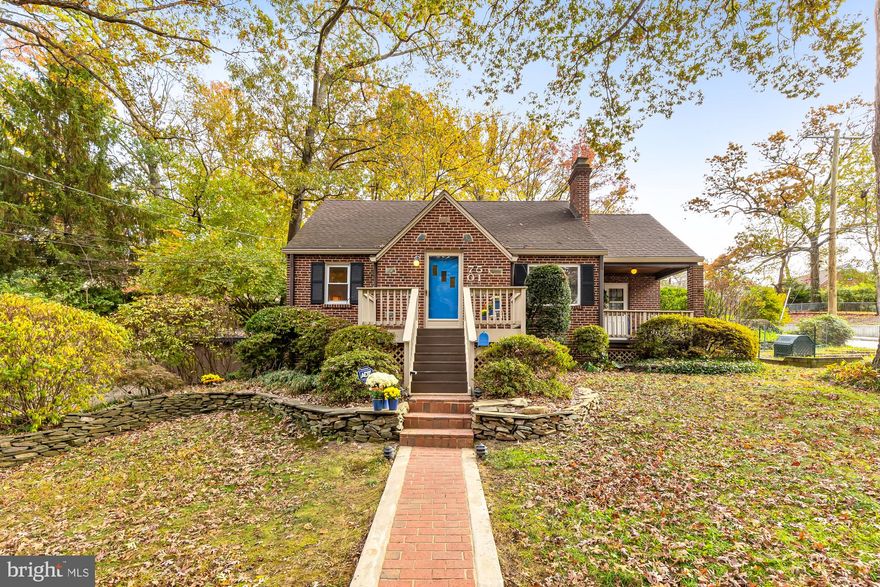 Fall in love with this charming, move-in ready, brick cottage, sited on a large corner lot, in a very desirable Takoma Park location -- less than a block to Sligo Creek Park, half a mile to TP-SS Food Coop and 1 mi to Metro. 

Enjoy  appr 2000 finished square feet (per floor plans) of bright and open living spaces, hardwood flooring on the main and upper levels, and the multiple outdoor seating areas for relaxing, eating and playing.

The living and sitting rooms offer great entertaining space, along with a wood burning fireplace. Step out the half-lite door from the dining room to a sweet front porch or through sliding glass doors out to the back patios. The kitchen is attractively updated with wood cabinets, granite counters and stainless steel appliances. The main level also offers a bedroom/office with generous closet space, and a full bathroom.

Upstairs you'll discover a very spacious main bedroom, 2nd bedroom, plus a bonus play room / office. The lower level provides a comfortable family room / gym, lots of storage space, a separate laundry area, and full bathroom. Off street parking for 4 cars and a shed are very useful! And, stacked stone retaining walls, extensive landscaping and side garden add to the ambience of the very attractive site.

You won't want to miss this lovely property!