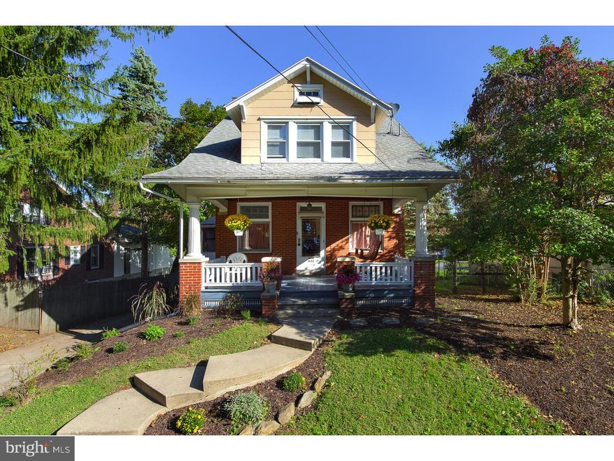 Lovely brick single in Governor Mifflin Schools. 3BRs, 1.5 Baths, huge enclosed rear wrap around porch, large rear deck, beautiful front porch, finished lower level AND MUCH MORE! This home is well kept and has many recent updates...including electrical, paint, carpet, and modern kitchen. Close to shopping, restaurants, public transportation and park. Easy access to major highways. Great home for entertaining with its large yard, decks, rec room, etc. Econimical forced air heating system also has capabiltiy to burn wood. Also has off street parking for 3 vehicles.  Purchase with peace of mind as seller is offering a 1 year home warranty with acceptable offer. Easy to show..