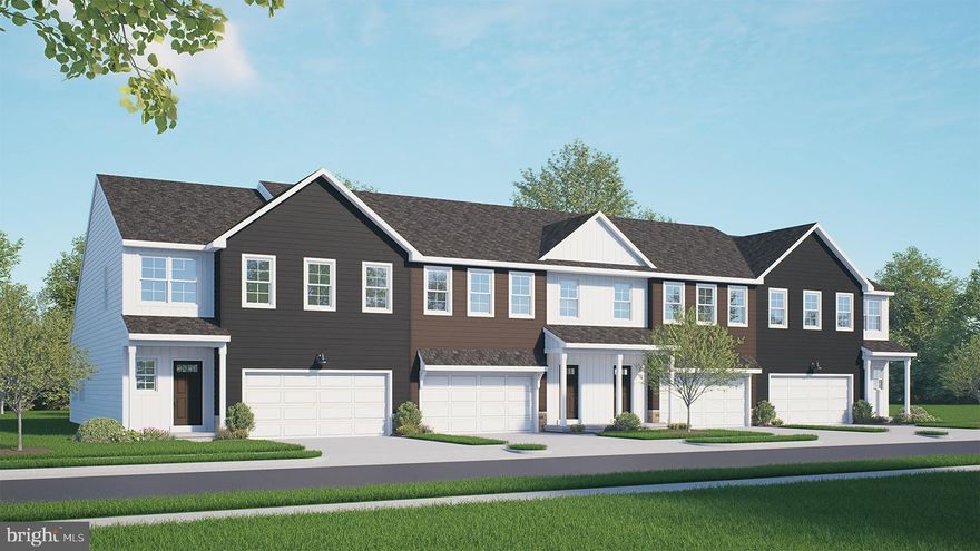 This 2-story, end-of-row townhome includes a first-floor owner’s suite, a 2-car garage, and durable vinyl plank flooring. The family room, with an ample amount of natural light, opens to the rear patio. The kitchen is well-appointed with stainless steel appliances, quartz countertops, and a large center island that opens to the dining area. The owner’s suite, tucked quietly to the back of the home, features an expansive closet and a private bathroom. On the 2nd floor, there are two additional bedrooms and a full bathroom.