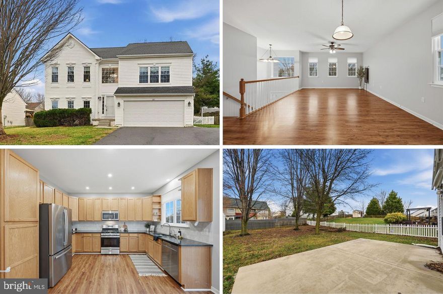 Situated in an extremely convenient location about a mile from Rt. 340 and minutes from local amenities, this generously-sized 5-bedroom home in the desirable Breckenridge community has much to offer. In addition to a remodeled eat-in kitchen with stainless steel appliances and granite counters, the home also features LVP flooring, a newer HVAC system, updated roof and windows, and extra attic insulation for energy efficiency. Upstairs are 3 bedrooms, including a spacious owner's suite with walk-in closet and soaking tub in the attached bathroom. The lower level has 2 more bedrooms, one of which connects to another full bath, plus an oversized rec room with French doors, and an entry door to the backyard. The yard is fully fenced with established sugar maple trees, which afford lots of shade and privacy. If you're looking for a great community with quick access to commuter routes, the MARC train, the local rec center, Harpers Ferry attractions, shops, restaurants, and more, look no further than this well-maintained and functional Jefferson County residence!