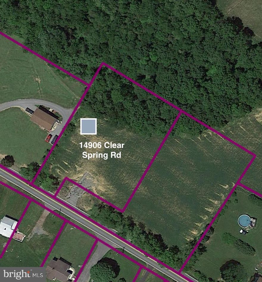 0.97  acre lot in beautiful Williamsport, MD ready for you to build your dream home! Adjacent 1.13 acre lot (14910 Clear Spring Rd)  also for sale.