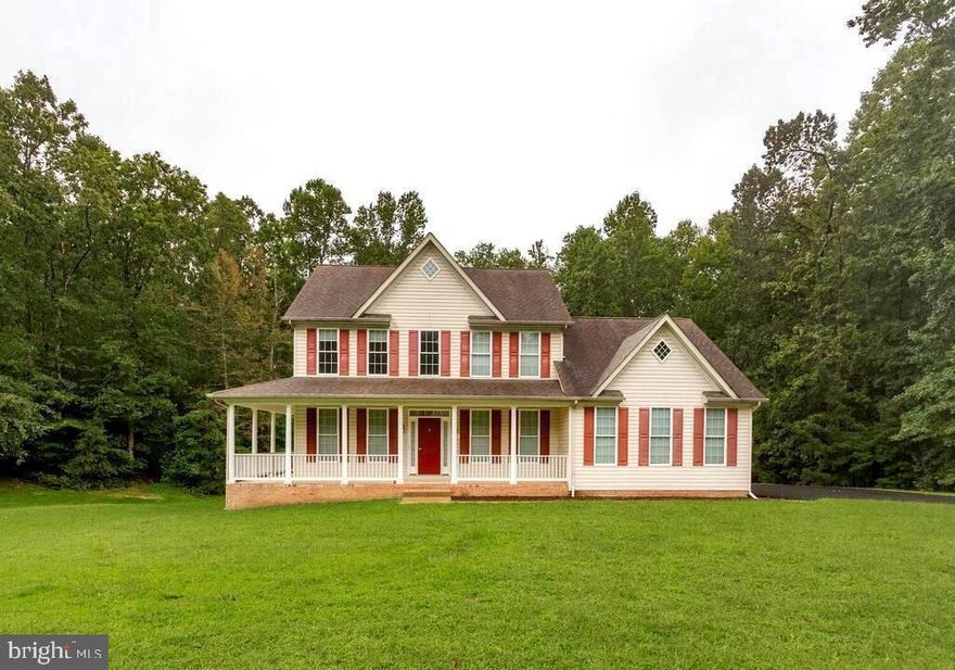 Spacious home with plenty of room! This property features a living room, a separate dining room, and an open kitchen with a breakfast area. Large windows throughout the house allow for natural light. A sizable family room off the kitchen boasts vaulted ceiling.The owner's suite is expansive and includes a large bathroom with a separate tub and shower, in addition to a walk-in closet and a double vanity. There are two additional bedrooms on the upper level, along with a laundry closet equipped with a washer and dryer. Enjoy the charm of a country-style wrap-around porch. The unfinished basement offers a room set up for computers and storage. Additional unfinished area has plenty of room for activities or  storage. Bonus -whole house generator(if tenant chooses to use propane to operate it) and back up oil heat for warm winter days.! Use this rent Spree link for an online application https://apply.link/QYhJNIQ or click the link in the listing.