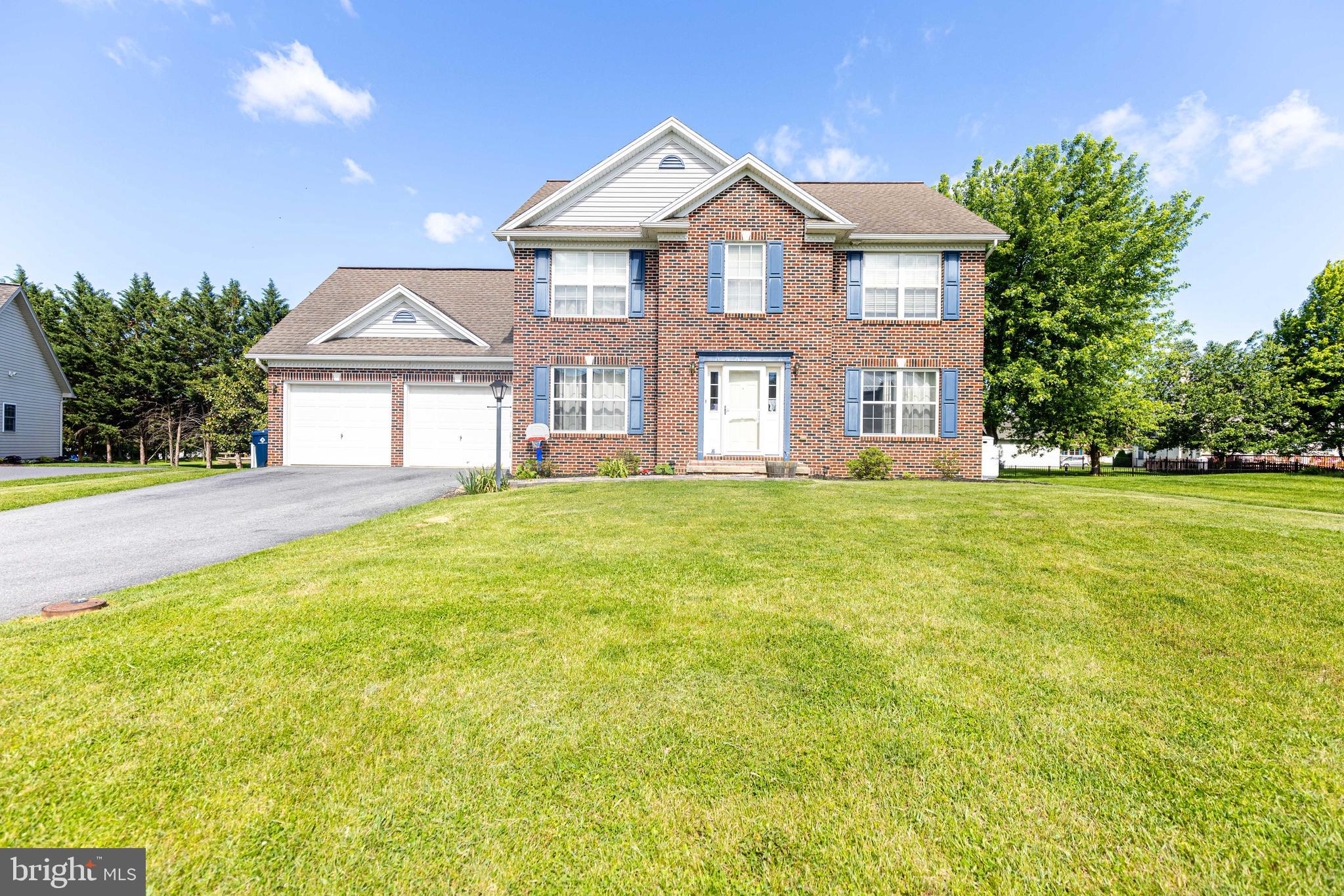 Welcome to this spacious and well-appointed 4-bedroom home located on a quiet cul-de-sac in Waynesboro, PA. Featuring 2 full bathrooms and 2 half baths, this property offers comfort and convenience for everyday living. The upper-level laundry adds functionality and includes a new washer and dryer. The finished basement provides a versatile rec room, perfect for entertaining or relaxing. The kitchen is equipped with new appliances, combining style and modern efficiency. Step outside to enjoy the custom 14 x 20 composite deck, a beautifully crafted storage shed, and a newly installed fence offering privacy and security. With its thoughtful layout, recent upgrades, and desirable location, this home is a perfect fit for anyone seeking space, style, and move-in-ready convenience.