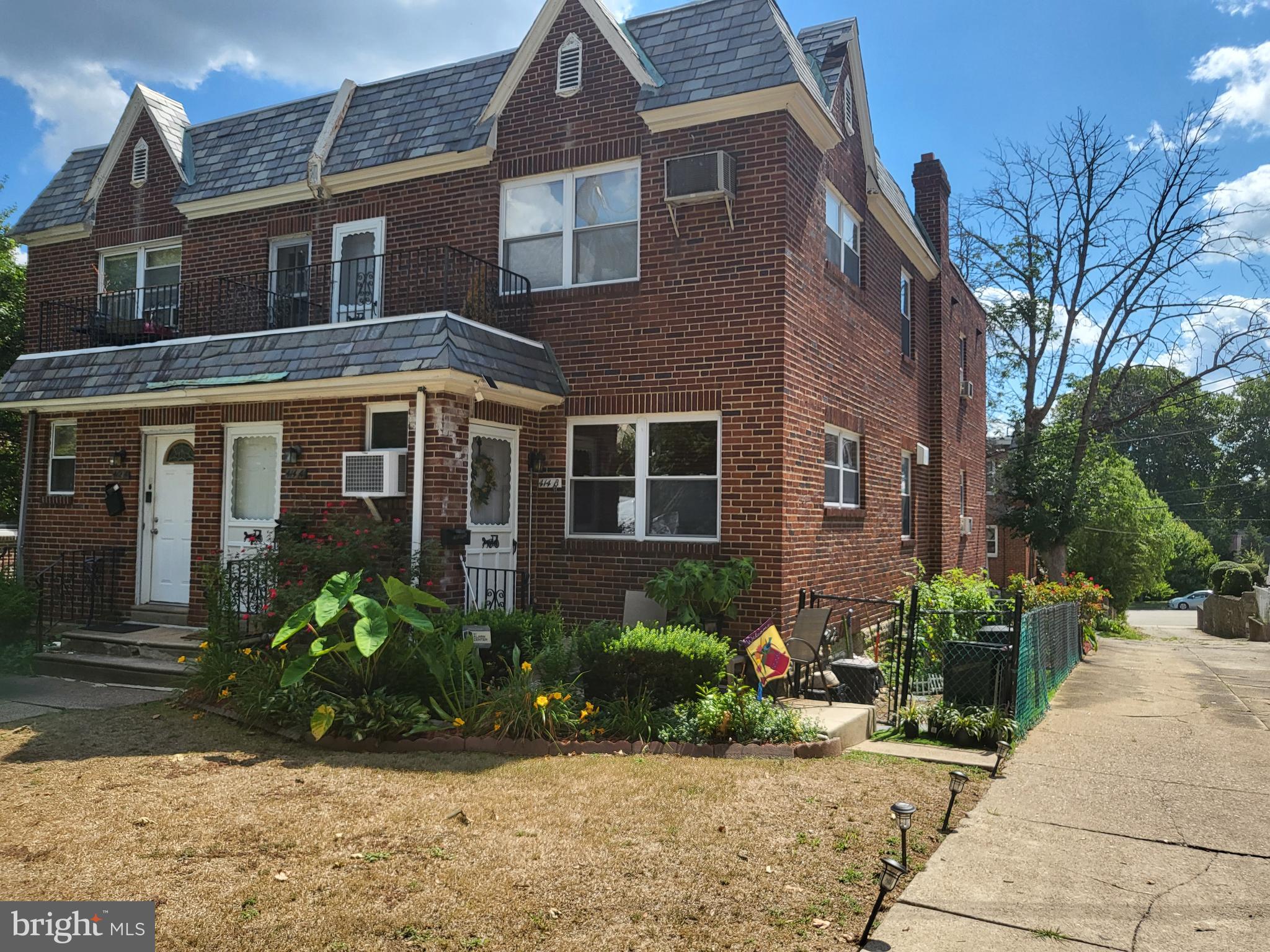 This is a wonderful West Mt. Airy 2+2 Twin  Duplex, situated  in a very convenient area of the city..  There are two, 2 bedroom units each with the same layout.  Both units features a spacious living room, dining area,  modern kitchen, hall bath, main bedroom and an additional bedroom with access to the rear deck.  In the  first floor unit, the amenities are hardwood floors, recessed lights, dining area chandelier, fully equipped kitchen with cherry wood cabinets, granite counter tops, gas cooking, refrigerator, microwave, garbage disposal and tile flooring.  Window air conditioning units are included..  The bathroom features a whirlpool tub.  This unit also has access to the basement equipped  with a washer and dryer.  There is a additional room that is perfect for storage.  The second floor unit features a front terrace off of the living room, built in air conditioners, hardwood flooring, modern kitchen, wood cabinetry, granite counter tops, tile flooring, refrigerator, garbage disposal and gas cooking.  For added convenience, there is a  Boech combination washer and dryer in the unit.  The bathroom has a jacuzzi tub and vanity.   The main bedroom features a spacious organized closet and the 2nd bedroom also has access to a rear deck.  Both decks are 16x10 and are well structured and made with low maintenance Trex wood.  The utilities are separate.
This property is close to the regional rail lines which makes it very convenient to center city and is also close to Chestnut Hill shopping and surrounding eateries.  SHOWINGS START Thursday, 9/15/2022 from 2-4 p.m.  Afterwards, showings are only Thursdays from 2-4 p.m. and Saturdays from  2-5 p.m.