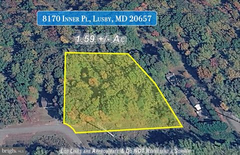 Vacant Land For Sale - 8170 Inner Place<br/> LUSBY, MD 20657