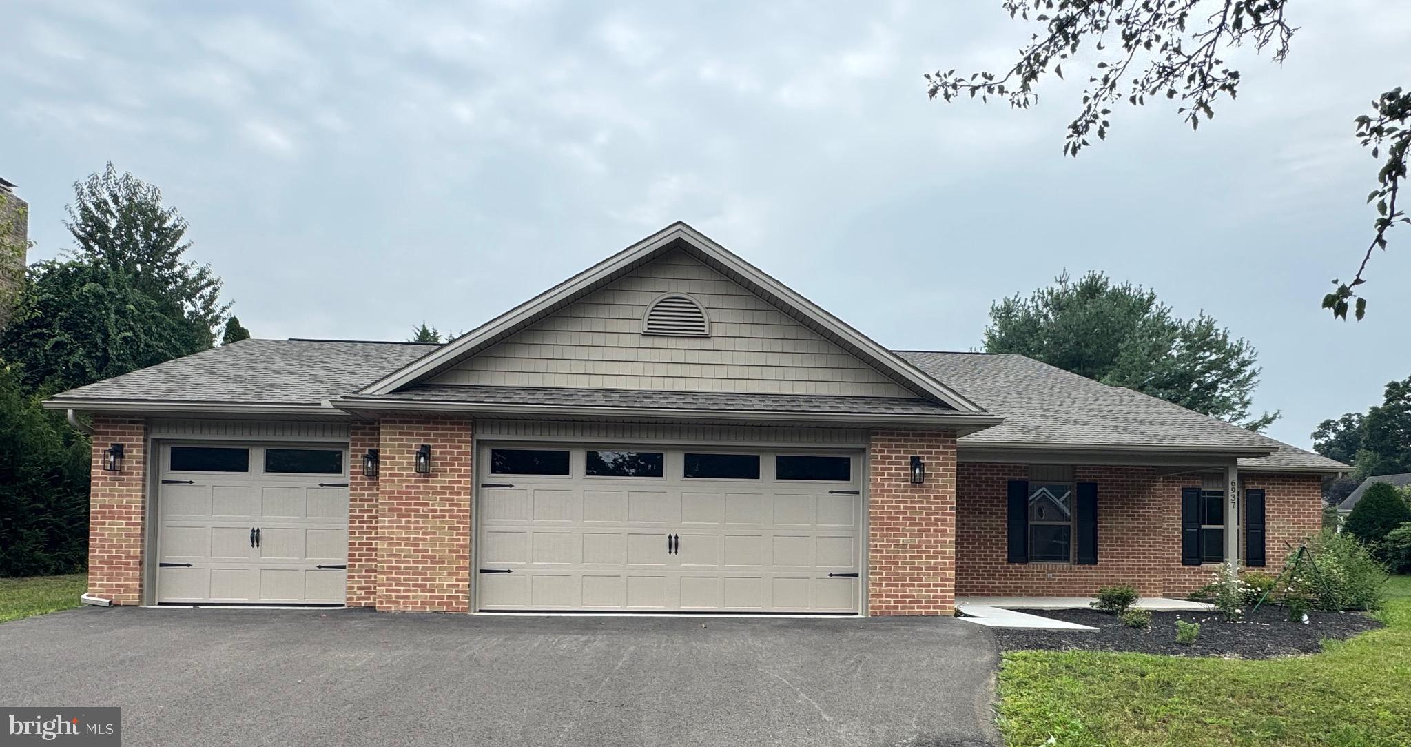 New construction home nestled in the prestigious Penn National Estates in an established section of the neighborhood. Completed in 2025, this ranch-style residence boasts low to no maintenance as everything is new! The layout features an open living area/kitchen with a modern two toned cabinet design, three spacious bedrooms, two full bathrooms and a laundry room. The kitchen has lots of cabinets, two large drawer banks as well as a smaller set of drawers, a pantry and quartz countertops. The color of the house is very neutral but yet modern. The house has approximately 2000 square feet of living space with an approximate 750 square foot three car garage which offers lots of storage! The property is surrounded by mature landscaping which is something many new constriction homes do not have! The seller is offering. $3000 appliance allowance. The property is eligible for an approximate $1000 homestead deduction from the school tax.