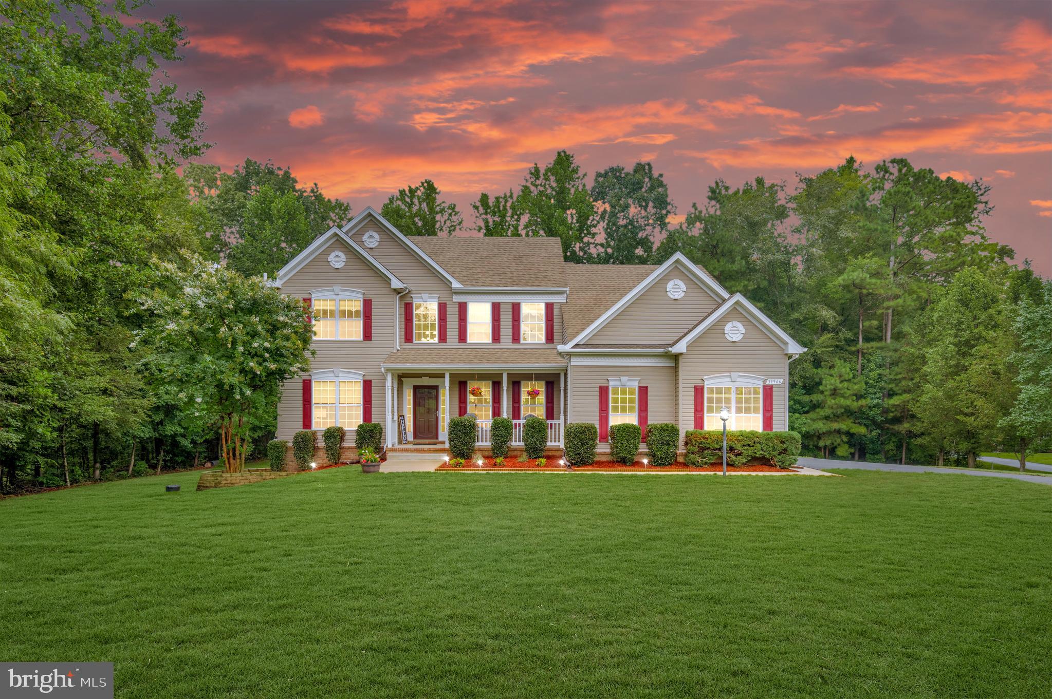 Buyer's financing fell through! Welcome to the highly sought-after Ben Oaks community, where Marrick Homes’ Grand Pinehurst model is perfectly nestled on a secluded two-acre homesite at the end of a quiet cul-de-sac. This exceptional property offers the ideal balance of peaceful privacy and vibrant neighborhood living—truly the best of both worlds. Step inside this classic colonial boasting over 5,300 square feet of beautifully designed living space. The bright, open floor plan greets you with a dramatic two-story foyer, a private home office, formal dining room, and a spacious family room featuring a gas fireplace and serene views of mature trees and the backyard. The gourmet kitchen is a chef’s dream, complete with a sunlit morning room, oversized center island with breakfast bar, 42” maple cabinetry, double sink, and a walk-in pantry. The main level also includes a first-floor guest suite with a private full bath, gleaming hardwood floors, a powder room, and a generously sized laundry room. Upstairs, you’ll find four bedrooms including a luxurious owner’s suite with vaulted ceilings and Marrick’s signature Royal Bathroom. Indulge in the spa-like retreat featuring dual vanities, a romantic glass block walk-in shower with floor-to-ceiling ceramic tile, a jetted heated Whirlpool soaking tub, rainfall shower head, and an expansive walk-in closet designed for two. The finished walk-out basement is an entertainer’s paradise—perfect for movie nights, game days, or family fun. It features a large recreation room with theater area featuring motorized projector screen and pre-wired for a projector with up to 8k resolution, space for a pool table, and a spacious sixth bedroom with its own full bath. Outdoors, enjoy evenings around the firepit or summer cookouts on the newly remodeled two-level deck overlooking your private backyard oasis. Additional highlights include 9’ ceilings, elegant crown molding and trim, a 5-stage water treatment system, numerous smart home features (front door lock, doorbell, exterior and interior cameras, thermostats, smart hub with 10” display, etc.) “daylight” LED lighting throughout interior, LED soffit and deck lighting, Wi-Fi controllable irrigation system, epoxy-coated garage floors, lighted ceiling fans in bedrooms and living room, energy saver LP tankless water heater and countless upgrades throughout. This exceptional home has been meticulously maintained and is completely move-in ready. With not a single detail overlooked, it's a rare opportunity to own a property that truly needs zero work. Every inch of this house shines with pride of ownership, offering a seamless transition for its next lucky owner.