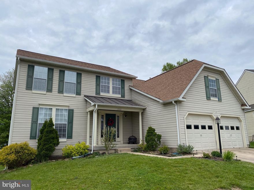 Impeccable maintenance, highly-sought-after school district and neighborhood, location in a cul-de-sac with sidewalks, and a 2-minute drive to grocery, gas, and Starbucks make this home a rare-to-find gem! Upon entering the front door, you are welcomed by a hardwood floor two-story foyer. From there you can go into the formal living room with crown molding for some nice conversation, then into the dining room with crown and chair moldings for an elegant dinner. Gorgeous granite counters in the kitchen with updated soft-close cabinets give you copious counterspace for making your culinary masterpieces, along with a large island with cooktop stove and exhaust. Two spacious wall ovens, stainless steel French door refrigerator with filter and ice, quiet dishwasher, and custom pull-out pantry round out the roster. Kitchen opens to a family room with bay window and pellet stove in the brick fireplace with mantel for cozy nights. Glass slider in the kitchen is connected to an enormous deck, partially screened-in for bug-less entertaining. Screened pet door to stairs makes letting the dog out a breeze. Laundry room on first floor has storage cabinets, a long rack for hang-up drying, and an extra shelved closet. Upper level huge master suite (21 x 13) has a bay window and vaulted ceiling, 9 x 12 walk in closet with extra shelving throughout, and a must-see beautifully custom designed master bathroom with tiled walk-in shower, laundry chute,  granite double vanity, separate toilet room with shelving, and an extra closet (instead of a tub). Three roomy bedrooms (11 x 11, 11x11, and 10 x 13) and the hallway are newly carpeted. Hall bathroom is newly tiled. Energy-efficient humidity fan installed in the bathroom and extra insulation throughout the house as suggested by energy audit. Attic is reinforced to provide extra storage. Basement is 80% finished with wet bar and full bath, and walk-in closet. Unfinished part of basement is lined with shelving throughout.  New roof, sump pump, refrigerator, and dishwasher 2020. Gutters replaced with leaf guard 2018, HVAC 2012, HWH 2010. Wired for invisible Dog Watch fence. The backyard opens to the neighborhood drainage field and a small copse for a nice view. The basement walkout is level with the yard. Under the deck is an open palette for your patio or landscaping imagination to run wild. Fresh paint and ceiling fans in every room. Even the double garage has extra shelving. SOOOO much storage in this house! Minutes from I-95 and close to everything Bel Air!