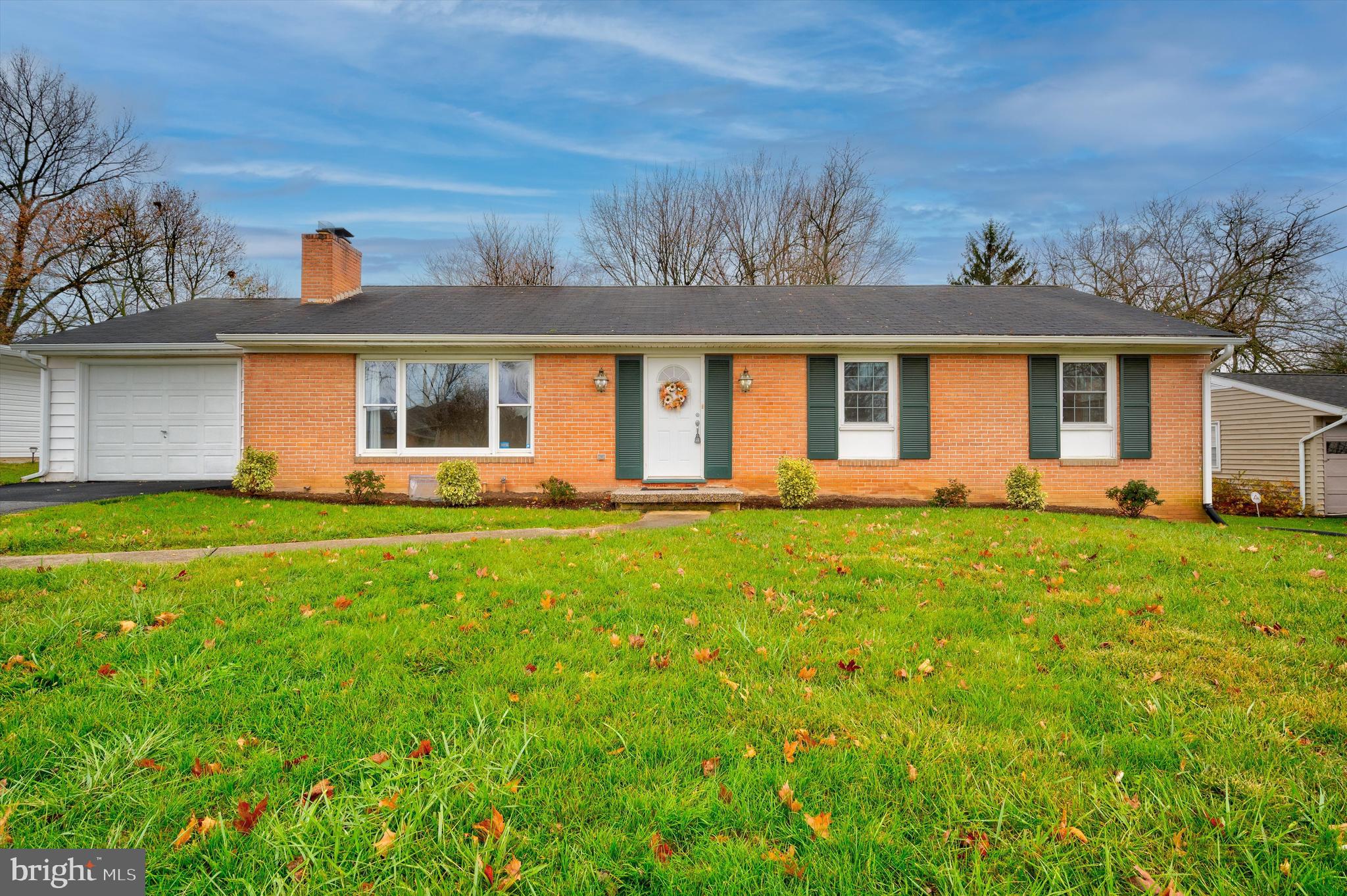 Contract for over 380k fell through! Great new price to sell quickly! Best deal around! Fully remodeled brick rancher in desirable Fountain Head. New kitchen with granite countertops and stainless steel appliances. Hardwood floors throughout, formal dining room, wood burning fireplace, large primary bedroom suite with luxurious primary bath, laundry room on main level, oversize 1 car garage with storage, full unfinished basement, large private back yard. A true gem that will not last long. Seller is related to listing agent.