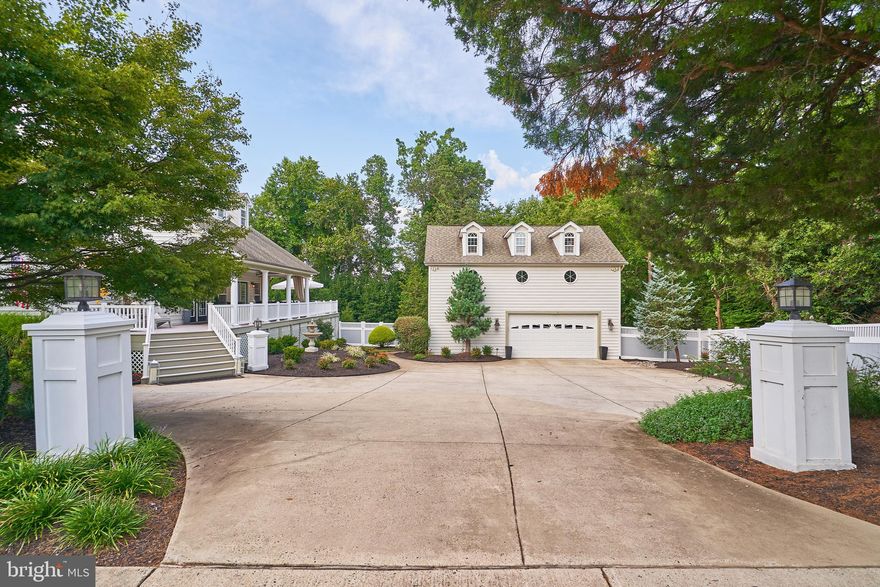 Absolutely Immaculate Cape Cod in the heart of Fairfax!  Huge wrap around porch with ceiling fans.  Entire home has been remodeled from top to bottom.  Main Level Primary Bedroom complete with a gas fireplace, skylights, vaulted ceilings, custom closet, ceiling fans, neutral paint, hardwood floors and lots of floor space.  Primary Bathroom with new vanity, lights, ceramic tile, remodeled shower with seamless glass door, new toilet & skylight.   Living room entrance with walls of windows, hardwood flooring, heavy trim package including architectural archways, double sided gas fireplace which adjoins the family room area.  Gourmet Kitchen with granite counters, 5 burner cook top on island, wall oven, built in mic, black stainless steel appliances and tons of cabinet space.  Eat in kitchen with vaulted ceiling, skylight, built in cabinet and walk out to rear deck and garden.   Main  level has two additional bedrooms with remodeled full bathroom.  The laundry room is located on the upper level plus the loft area - great as bedroom, den or additional family room.  Lower level features walk out from the 5th bedroom and another remodeled full bathroom.  The property features a just built 2-3 car garage; great for storage.  The most impressive part of this property is the lush landscaping and gardens with water fountain.  The Landlord will pay for the maintenance of the grass and gardens plus the trees.  The upper level of garage will be walled in and locked as owners will keep some of their belongings there.  Several pieces of the outdoor furniture will stay for your enjoyment.