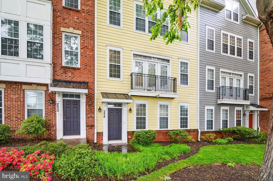 Available 5/1/23! If location, space, and luxury features are on your list of needs this 3-bedroom, 3.5 bath townhome is loaded! Enjoy three generous size bedrooms, and a bonus room on the entry level that can be used as a 4th bedroom or home office! The second floor is bright and open hosting the living room, dining area, kitchen with center island, and a huge balcony perfect for entertaining or sunbathing. The possibilities are endless with the top floor space which can be used as a 5th bedroom, den, home office, or home gym. It also has a bathroom, walk-in closet and storage room! Additional features include a 1-2 car garage and French balcony off of the living room. The neighborhood offers community grassy areas and courtyards with seating. There is plenty of shopping, dining, and cafes nearby. Just minutes away from Gaithersburg and Washington Grove metro stations. You should hurry, this one won’t last!