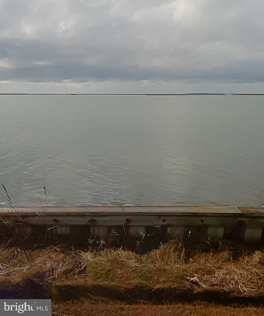 Just a little over a half acre, this 0.64 vacant lot is located on the waterfront in the village of Tylerton, Maryland. The property has the most amazing sunset views. Water and Sewer hookup should be available. Property is assessed at over 60k. Buyer to use due diligence for permitting and land use. This pie shape lot is just waiting for the right owner! Your chance to own your own slice of Smith Island!