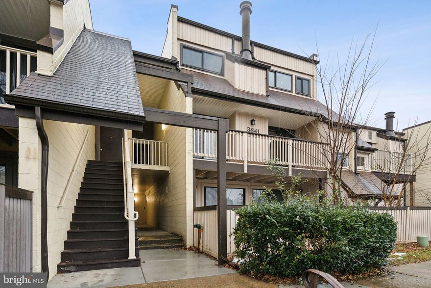 Beautifully renovated 2 Bedroom 2 level condo.  Open main level floor plan loaded with updates throughout including remodeled kitchen, new modern quartz countertops, new appliances, LVP flooring, paint, updated bathroom vanities, new HVAC system, and recently updated water heater.  Spacious main level living room with fireplace and walk out to balcony outdoor space, and storage unit.  Close access to shops, restaurants, Fort Belvoir, transportation, parks, and much more.