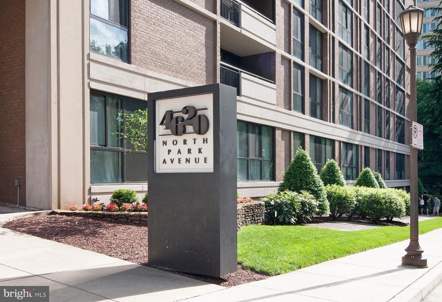 WASHER AND DRYER and PRIVATE INDOOR GARAGE  PARKING SPACE  are included with this lovely one bedroom and one bathroom  condominium located in the highly sought after area of Chevy Chase, Maryland.  Spacious living room with separate dining area,  bedroom with walk-in closet, large balcony with exquisite views. Nearby Friendship Heights Metro, Whole Foods, restaurants, shopping,  community center, movie theater and more. Amenities include pool, lobby concierge, fitness center, library and party room.  Beautifully remodeled lobby and common areas.  Owners require very good credit history.  Call for more information and if you would like to make an appointment to visit.