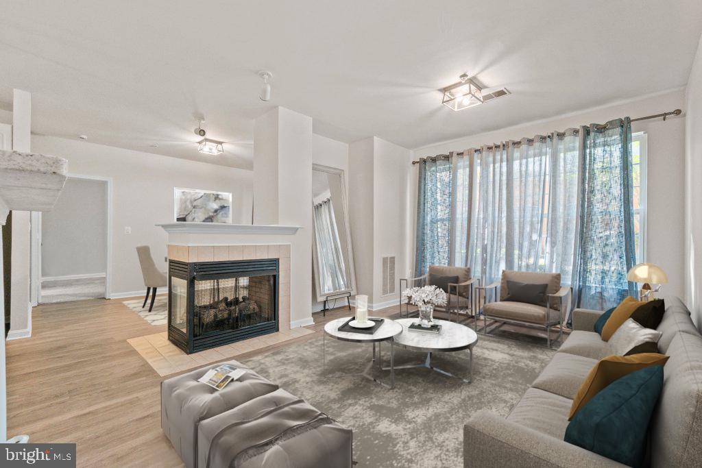 Ground-Level Arpeggio Floorplan Now Available in High View at Hunt Valley!
This beautifully updated 2-bedroom, 2-bath condo offers the perfect mix of comfort, style, and convenience, with easy access to the clubhouse and main courtyard. Step inside to a bright, open floor plan featuring a brand-new kitchen with new appliances, countertops, and flooring—ideal for cooking, entertaining, or gathering with friends and family.
The living room is warm and inviting with a gas fireplace and flows seamlessly to a spacious private balcony, perfect for enjoying morning coffee or evening sunsets. The primary suite is a peaceful retreat, complete with a sitting area, walk-in closet, and spa-like bathroom with a soaking tub and separate shower.
Additional updates include a new water heater (2023) for added peace of mind. One assigned parking space conveys for convenience.
Residents enjoy resort-style amenities including a swimming pool, gym, theater room, tennis court, walking trails, party room, and elevator access. All this in a prime location just minutes from Hunt Valley Towne Centre, shopping, dining, and I-83.
A rare find with modern updates and unbeatable location—schedule your private tour today!