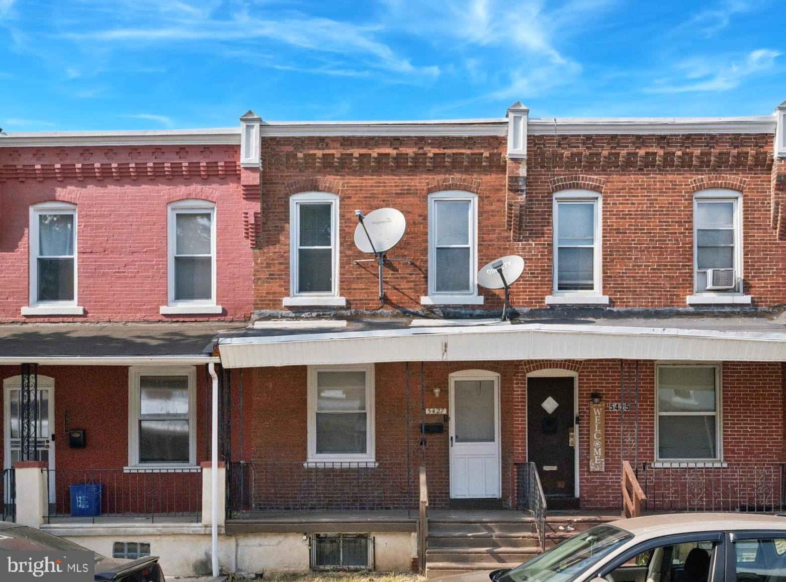 **CHARMING COBBS CREEK HOME READY TO MOVE RIGHT IN**If you are seeking a great starter home for an affordable price, look no further. This 2 bed/1 bath rowhome checks all the boxes. Enter up the walkway by the front yard to your classic Philly front porch. Both are just waiting for your plants, flowers and curb appeal. Once inside you will notice the spacious open concept living room/dining room with LVP flooring in a soothing color palette. Both are large enough for all your furnishings. The kitchen is clean, spacious, eat in and has solid countertops and cabinetry. Beyond the kitchen is a nice fenced-in paved patio ready for your grill, table, chairs and enjoying outdoor meals or morning coffee. The 2nd floor has 2 true-sized bedrooms and a modern hallway bath with new toilet and a shower/tub combo. Finishing off the home is a nice clean basement which is good for storage! Located just a short distance to University City and Center City, the location for the price can’t be beat. Schedule your showing today or call for a private tour.