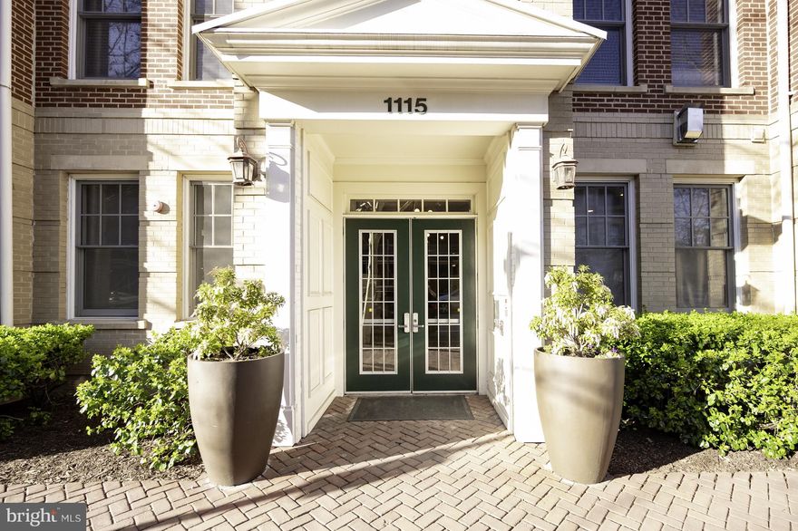 This charming 2-bedroom, 2-bathroom condo at The Prescott offers an ideal location just off King Street in Old Town Alexandria. Featuring a private balcony overlooking the courtyard area, close to nature.  This light-filled home is perfect for comfortable living.  Primary suite with large walk-in closet, en-suite bathroom with separate shower and soaking tub, as well dual vanities. Second large bedroom with walk-in closet and en-suite bathroom that also accesses living area. The spacious kitchen boasts a breakfast bar, granite countertops, gas range, and extensive storage, making it perfect for both everyday use and entertaining. Large laundry room and spacious pantry in the unit as well as a new water heater.
Residents of The Prescott enjoy a pet-friendly community and access to a range of desirable amenities, including beautifully maintained common areas, a park-like rooftop deck, and a convenient underground garage parking spot. Condo fees cover water, trash, snow removal, building maintenance, lawn care, management, and reserve funds, making for a hassle-free living experience.

Just three blocks from the King Street metro and surrounded by top-rated Old Town dining options offering a variety of cuisine, shopping, and a vibrant arts and entertainment scene just moments away. Great proximity to the Pentagon and DC.  Whether you're heading to the waterfront or the Metro, you'll be perfectly positioned for both work and play.