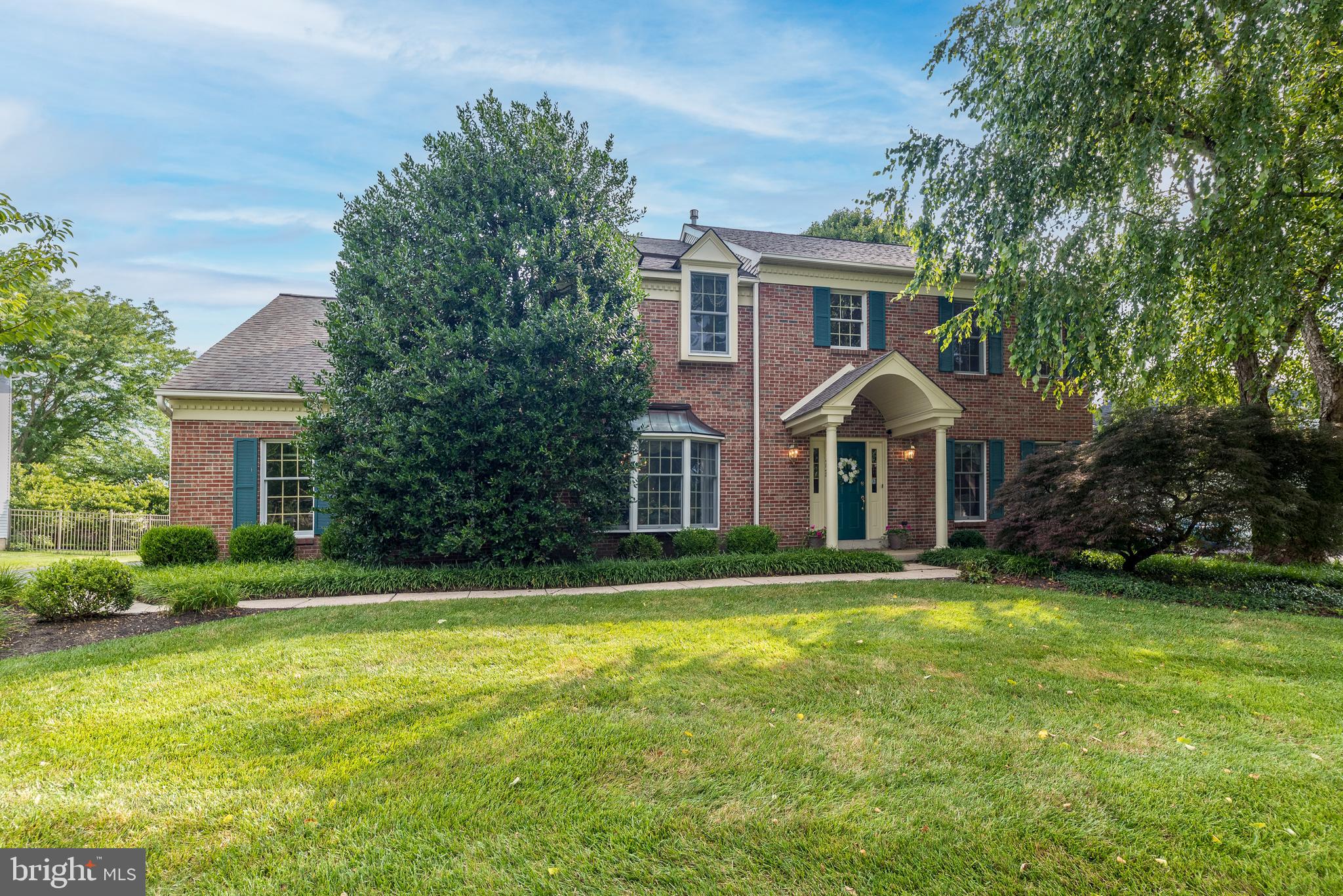 Looking for a beautiful home in a top-rated school district? Welcome to this meticulously maintained and tastefully updated 4 Bedroom, 2.5 Bath brick and sided Colonial, offering over 4,200 SF of refined living space. Nestled on nearly half of an acre premium lot with lush green lawns, this exceptional residence is part of the highly desirable Dublin Hunt community in the award winning Upper Dublin School District, featuring state-of-the-art high school and the brand new Sandy Run Middle School. Pride of ownership shines throughout, thanks to the care and attention bestowed by the original owners. Step inside and you’ll discover a timeless, well appointed home filled with outstanding upgrades: a Finished Basement, inviting Sunroom, Screened-in Porch, detailed millwork, 9 ft ceilings, recessed lighting, gleaming hardwood floors and extensive landscaping (2025). Recent updates inc; central air (2024), Powder Room refresh (2024), heater (2023), Gas Fireplace conversion (2022), water heater (2018), roof (2017), Primary Bathroom remodel (2017) and Full Hall Bathroom update (2017). Additional enhancements inc: Kitchen and Sunroom hardwood floors, new commodes, front Portico, expanded driveway (resurfaced/resealed), Patio brick addition (19’ X 17'), exterior painting, and a 2 car side entry Garage with newer openers. The Portico covered front door, opens into a sunlit 2 story Foyer adorned with a large window, wainscoting and crown molding. The elegant Living Room offers the perfect space for gatherings or use as a Play/Game Room. Glass French doors open to the warm and inviting Family Room, featuring a brick Gas Fireplace flanked by custom built-ins. At the heart of the home, the gourmet Kitchen delights with 42”cabinets, granite counters, tile backsplash, newer stainless steel appliances, 2 breakfast bars, a bright breakfast area and walk-in pantry. The Kitchen flows seamlessly into the Sunroom addition, highlighted by cathedral ceilings, abundant windows and atrium door leading to the Patio. The Screened-In Porch provides an idyllic spot to relax, dine and entertain, enjoying fresh air and natural light. The divine Dining Room, with bay window, is perfect for memorable holiday gatherings. An Office on the main level easily accommodates work-from-home needs and could also serve as a guest bedroom. The Laundry/Mud Room complete with washer, dryer, utility sink and closet offers access to the Porch. An updated Powder Room completes the first floor. Upstairs, retreat to the spacious Owner’s Suite featuring a walk-in closet and a versatile Sitting Room (currently used as a Study) with custom built-ins.The luxurious spa-inspired Primary Bathroom impresses with tile flooring, double sink vanity topped with quartz, floating soaking tub, barn door tiled shower and skylit vaulted ceiling. 3 add’l generously sized Bedrooms with double fitted closets. A Full Hall Bath with double sink vanity, tile flooring and linen closet completes the 2nd level. The Finished Basement presents 3 distinct spaces, ideal for a REC/Media area, Fitness/Yoga area and plenty of storage space. Step outside to enjoy the custom Patio-perfect for entertaining, outdoor dining or relaxing. The spacious,level backyard offers ample room for possible in-ground pool, cabana, play set, or sports area. Located on a peaceful street, this Dresher gem is conveniently located to the Promenade at Upper Dublin, featuring shops and restaurants such as Sprouts Market, HomeGoods, and Starbucks. Enjoy Mondauk and Aidenn Lair Parks, Esporta and Lifetime Fitness Centers, and vibrant downtown Ambler and Glenside Keswick’s area, both rich with dining, theaters and attractions. Commuting is a breeze with easy access to the PA Turnpike, rtes 152, 611, 309 and 63, as well as the Ft Washington and Ambler Train Stations. Experience gracious living, exceptional flow, and fantastic entertaining spaces in this stunning home-complete with a 1 yr HSA home warranty to the lucky Buyers!