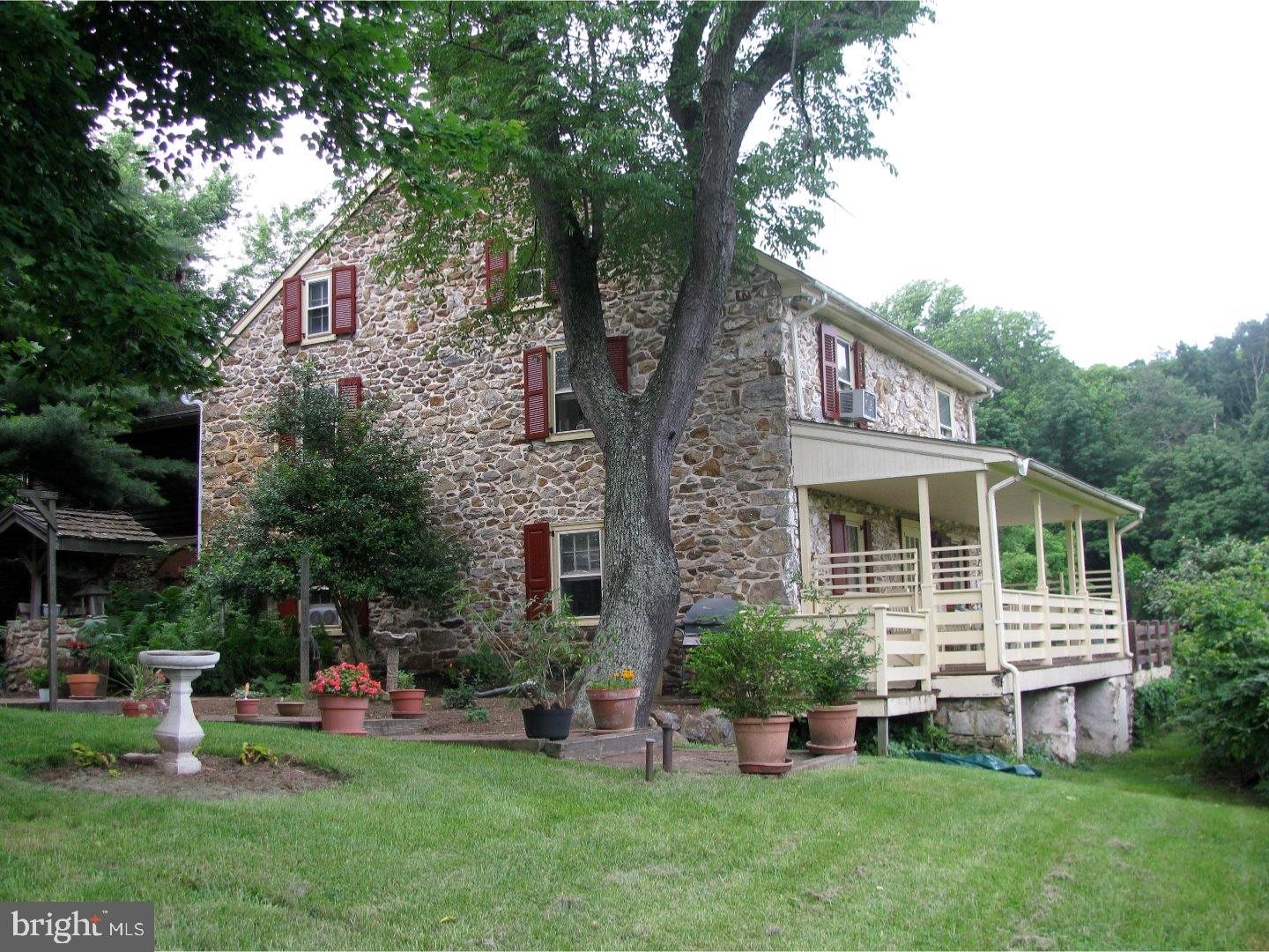 SELLER WANTS AN OFFER!!  Welcome to "Eagle Farms", one of Chester Springs oldest and most well-known properties. This was the panoramic setting for many "Fox Hunts" or simply trail riding experiences. Now this incredible estate rests on over 18 bucolic acres, framed by the rolling hills of Chester County, gorgeous vistas and breathtaking views. The Original part of the home dates back to approximately 1703, with a newer addition to the rear, and has been painstakingly restored with appropriate updates for today's lifestyle. You can enjoy the countryside from the front porch or watch the wildlife from the 2 tier deck. The interior features abound with Exposed stone walls, gorgeous original, wide plank floors, skylights, deep-silled windows, beamed ceilings and walk-in fireplaces are just some of the architectural elements. The Cozy LR w/ walk in fireplace and Formal DR w/ built ins are conveniently located adjacent to the Kitchen for easy entertaining. The upgraded kitchen features 13x13 tile floor, granite tops, a corner fireplace, and a copper-lined deep window sill. The main level also contains a "bake house", A Charming historic feature with a 2 story cedar ceiling and a spiral staircase to a sitting area, An indoor greenhouse, Office w/ OE to deck and utility room w/ storage. Upstairs there are a total of 4 bedrooms, 2-1/2 baths, with a 2 story Family Room addition with fireplace and 4th bedroom directly above and open to the family room. Exterior features include a spring-fed pond, a period stone bank barn with storage, electric, 7 stalls, wash stall area, powder room, & small apartment, a separate building that was a blacksmith shop, sheep barn, plus fully operational well-known dog kennel with 4 large dog paddocks, water & utilities and a smaller kennel with 5 dog runs. A 4 year old Generac generator supplies emergency power to the entire house and the 8 Yr old HVAC System is a wonderful asset. Don't miss this truly unique property, filled with charm and history. It offers a once in a lifetime opportunity to enjoy the past, present and future! Superior location to major highways, hospitals, health care, schools, and shopping. You can also join the Byers Station HOA if wanted, to enjoy the pools, clubhouse and amenities.