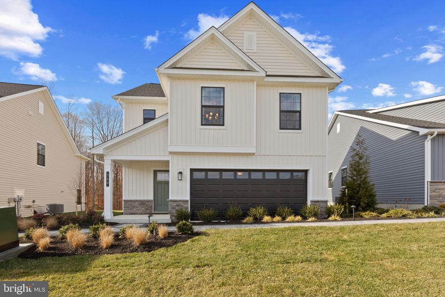 Move-In Ready New Construction – The Cabral by D.R. Horton in Pinegrove, La Plata, MD
Welcome to The Cabral, a beautifully crafted 1,665 sq. ft. open-concept two-story homedesigned for today’s lifestyle. This move-in ready home features 3 bedrooms, 2.5 bathrooms, a versatile loft, and a 2-car garage, offering the perfect combination of comfort and modern design.
The main level showcases a spacious living room that flows seamlessly into the gourmet kitchen, complete with stainless steel appliances, sleek cabinetry, a large center island with seating, and a walk-in corner pantry. A sliding glass door provides abundant natural light and easy access to the backyard, ideal for entertaining or relaxing outdoors.
Upstairs, the luxurious owner’s suite includes a large walk-in closet and a private bath with an oversized shower. Two additional bedrooms, a full hall bath, and a flexible loft spaceprovide plenty of room for family, guests, or a home office. The centrally located laundry room and hall linen closet add everyday convenience.
Located in the sought-after Pinegrove community in La Plata, Maryland, this home offers energy-efficient features, modern finishes, and a peaceful neighborhood setting — all backed by America’s Builder, D.R. Horton.
Don’t miss your opportunity to own this move-in ready home! Schedule your private showing today.