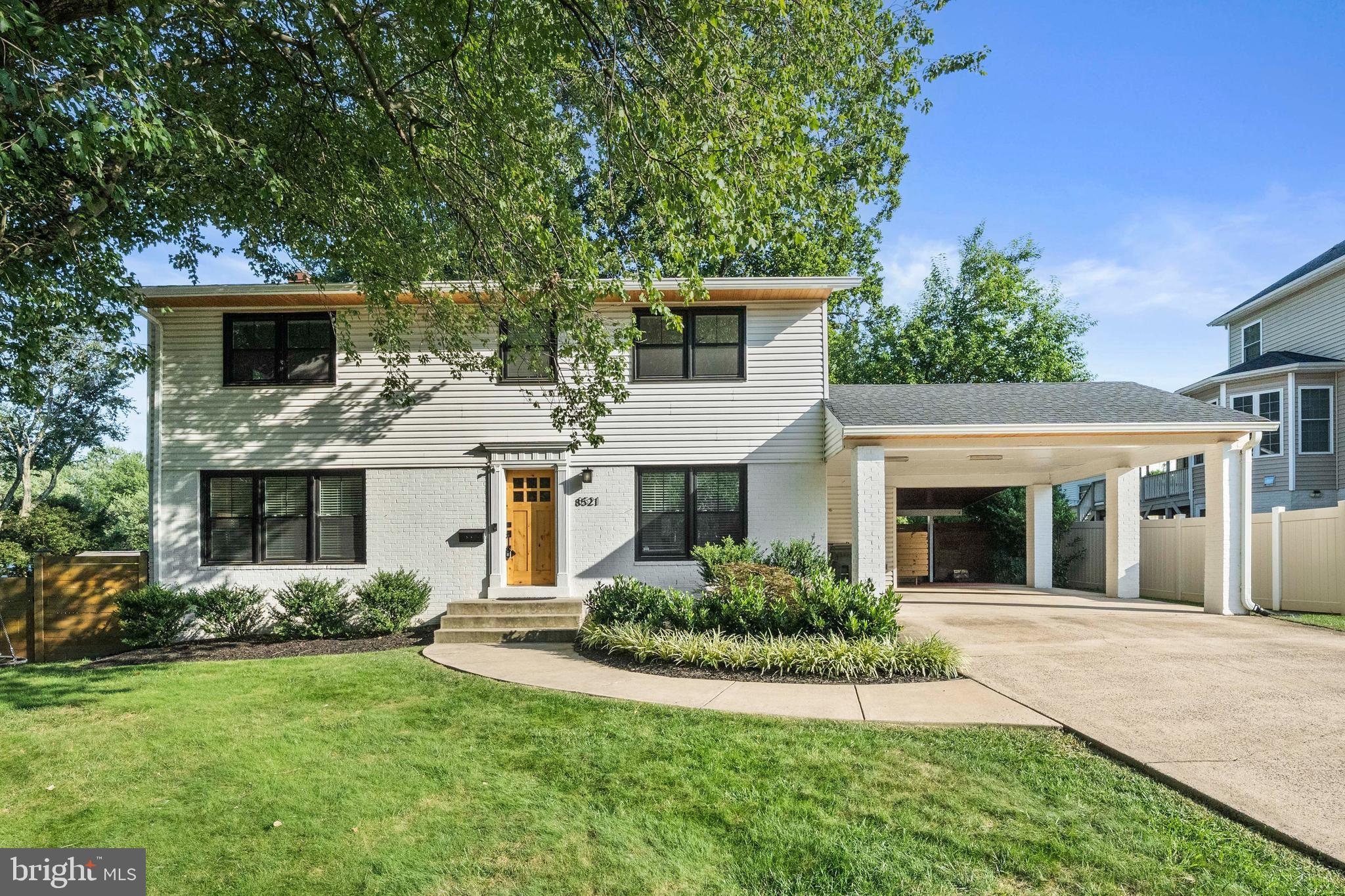 Say goodbye to the waitlist! The coveted Dunn Loring Woods Swimming Pool membership conveys with the purchase of 8521 Cottage St, giving the new homeowner immediate access to one of the community’s most prized amenities—just in time for summer fun!
This charming 4-bedroom, 3.5-bath colonial blends thoughtful updates with classic comfort, offering 2,630+ sq. ft. of finished living space on a beautifully landscaped 11,262 sq. ft. lot in the sought-after Cunningham Park ES / Thoreau MS / Marshall HS pyramid.
Inside, you’ll love the bright and airy flow of the main level, with hardwood floors in the living and dining rooms and a ceramic-tiled family room that opens to a showstopping covered patio featuring Architectural Ceramics tile, a tongue-and-groove wood ceiling, and adjoining blue slate outdoor patio—a perfect setting for entertaining or relaxing year-round.
The open-concept kitchen is a true highlight, with granite counters, stainless steel appliances, a Samsung refrigerator (2023), new Samsung gas stove/oven (2025), and a sunlit breakfast nook that looks out over the fully fenced backyard. Step outside to the deck for seamless indoor-outdoor living. A full-size washer and dryer are conveniently located on the main level.
Upstairs, retreat to the primary suite with en suite bath, while three additional bedrooms share a recently renovated hall bath (2021). A pull-down attic offers easy extra storage.
The fully finished walk-up lower level includes a spacious recreation room, a full bath, and a versatile bonus area—ideal for guests, a home office, or a playroom.
Practical upgrades abound:
✔️ Ecobee smart thermostat
✔️ Ring security system with indoor/outdoor cameras
✔️ Professionally sealed crawl space under kitchen
✔️ Upgraded water shut-off valves
A carport and extended driveway provide room for 4–6 vehicles, and the home’s prime location puts you just minutes from the Mosaic District, Tysons Corner, major commuter routes, and everyday conveniences. This home combines modern upgrades with thoughtful design and a prime location—don’t miss your chance to own this Dunn Loring gem!***Mortgage savings may be available for buyers of this listing***