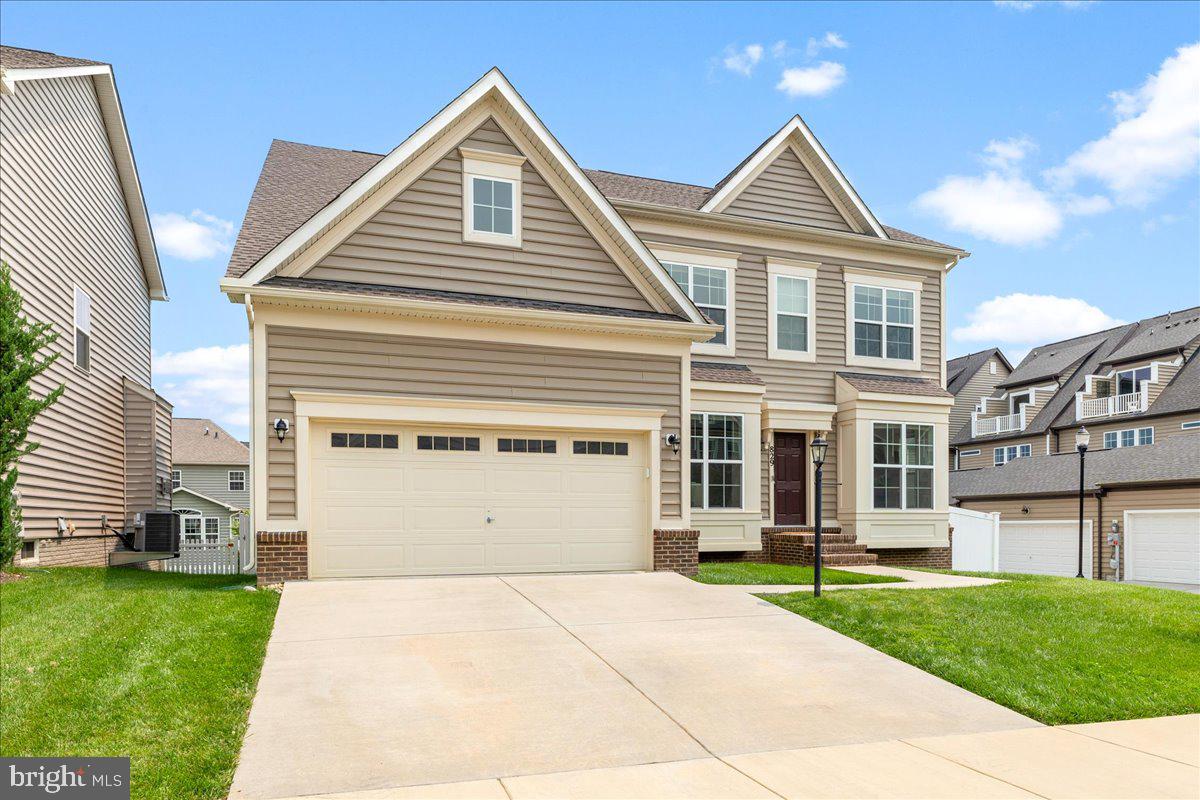 Come home to this sun-filled beautiful, Lennar home situated on a corner lot in the gorgeous downtown Frederick community of EastChurch. Located just one mile to the center of Downtown Frederick, enjoy a short bike ride or walk to all the shops and restaurants the city has to offer. This 2-car garage, 5-bedroom, 4.5-bathroom home with over 4,000 finished square feet offers hardwood flooring, a dedicated office space with French doors, formal living/dining room, spacious open family room, a gourmet kitchen with stainless steel appliances, granite counter tops and a large center island with space for additional seating. Upstairs you will find 4 large bedrooms and a loft. The owners suite has 2 walk-in closets and ensuite bath with a soaking tub, separate shower and double vanity. Just down the hall, another bedroom with an ensuite full bathroom, and 2 more spacious bedrooms including Jack & Jill full bathroom! The fully finished basement includes a 5th bedroom with walk in closet, full bathroom, rec area, storage area, and an additional finished 6th bonus room, with walk-up backyard access! This home sits at the lowest elevation in the community, making the location with its 6 ft privacy fence truly private. The backyard is just waiting for your personal touch which can include a patio, deck or both! Conveniently located just minutes away from Frederick’s best shopping, dining, and entertainment… this home has it all!
