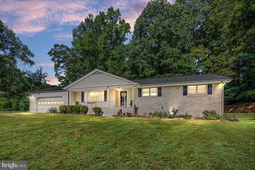 NO HOA! Would you like a home with personality? 1102 Westwood Drive is located in an older, established community that is super close to multiple commuter options, Mary Washington Hospital, shopping, and Old Town Fredericksburg.  A custom-built, all brick rambler with a full basement on a level lot! The basement includes a large recreation room with kitchen & bar area, 2 additional NTC  bedrooms & a full bath. Could be used for rental or Airbnb space. Oversized (23'11" x 20'3") 2.5 car garage.
NEW Roof, doors, floors, paint, hardware, lighting, bathrooms, kitchens, appliances & more!