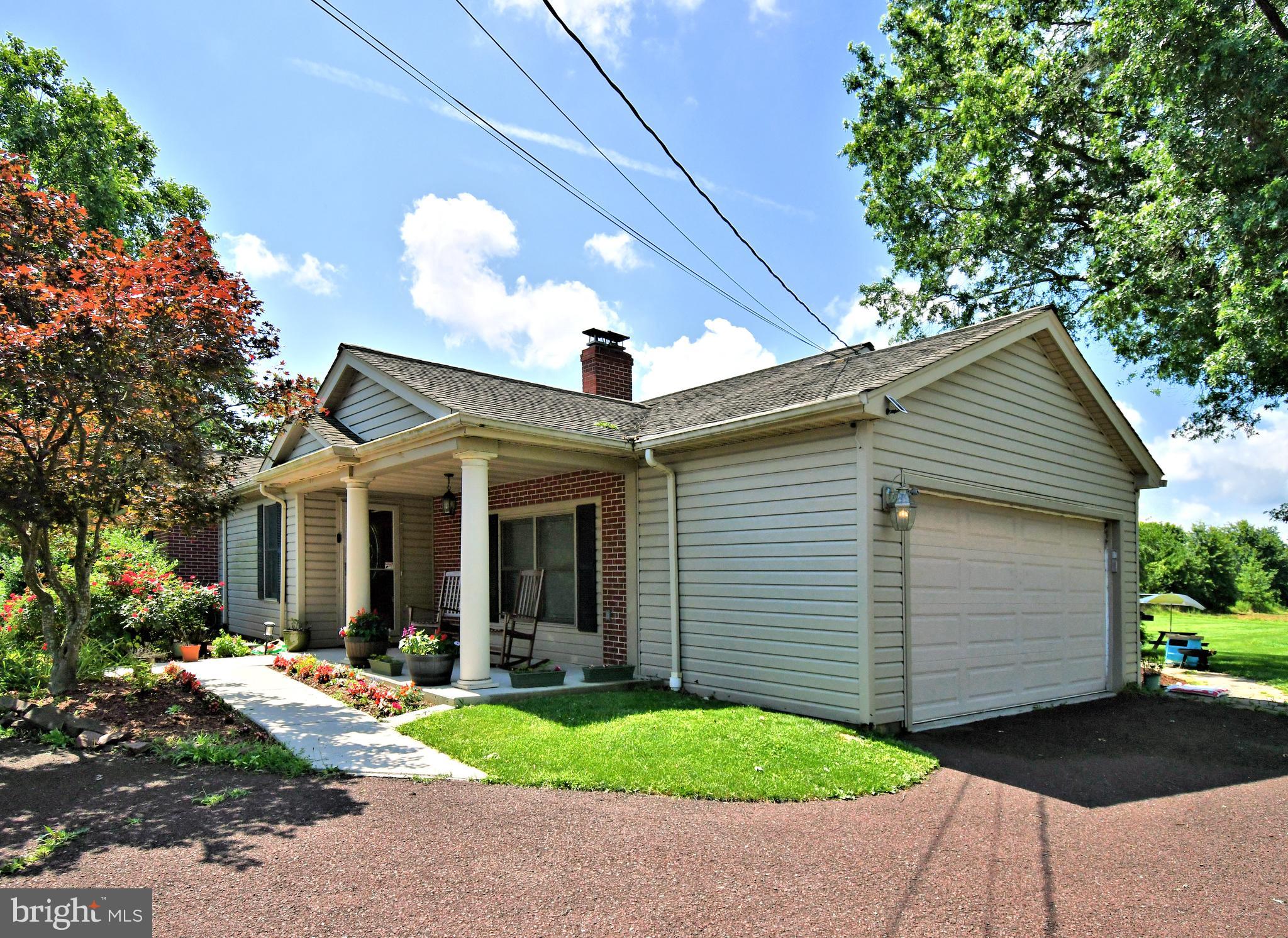 Location, Location, Location! Charming Brick Ranch ideally located across the street from the Franconia Police Station and across the street from Franconia Community Park!!
backs to Municipal Property. 3 Br, 2 Ba, Wood burning stove in Fireplace in living room, hardwood floors (refinished 9/22; Installed new tub, tile, shower and fixtures in Main Bath radiant heat, updated kitchen, covered deck, two sump pumps, garage has Tesla charger, 3/4 acre of beautiful grounds! Water filter and softener system 9/22, gutter guards, Samsung new
refrigerator, freshly painted walls, trim and dry wall. Line Fee and EDU has already been paid for this
property Remaining Cost due Franconia Sewer Authority is for the grinder pump which is $4,500. There
will be a cost to run the lateral from the house to the main and is paid directly to the property owner's
contractor doing the work. Any questions, contact George Witmayer, Executive Director, Franconia
Sewer Authority.