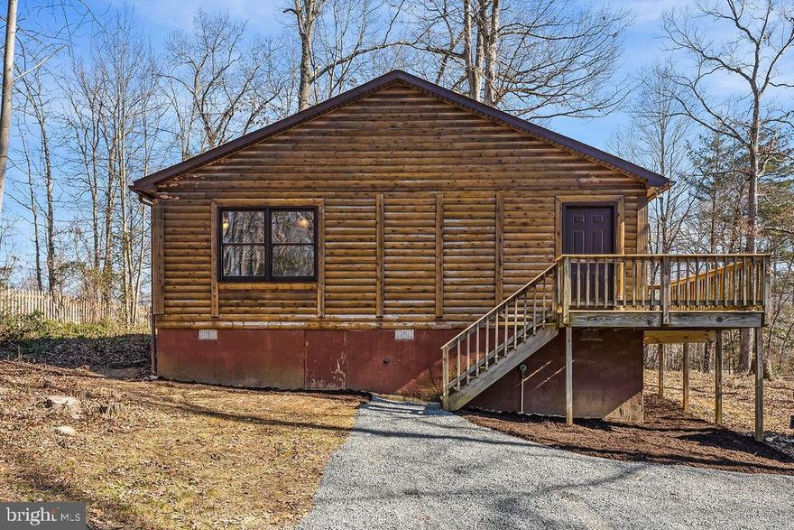 Newly Renovated 2 bedroom, 1 bath home log home in North Stafford. So much done to this home, it is a must see.  New items: HVAC in 2020, Luxury Vinyl Plank flooring in the main part of the home and bathroom, carpet in the bedrooms, freshly painted walls, stove, refrigerator, painted cabinets, sink, countertops, bathtub, vanity, toilet, switches, and plugs in the house. New gravel in the driveway. The home has a large yard on a corner lot. The home opens into a Great Room that is 29x15, has vaulted ceilings, and renovated kitchen. The 2 bedrooms, full bath, closet, and laundry closet with the stacked washer and dryer are all down the hall. Please call or email to make an appointment to see this beautiful home!