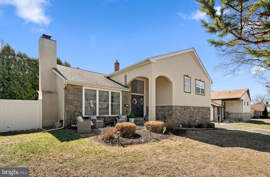 Welcome to 1740 Sue Ellen Drive, a beautifully renovated home nestled in the heart of Havertown’s desirable Marilyn Park neighborhood. With thoughtful upgrades and a warm, modern aesthetic throughout, this 4-bedroom, 2.5-bath residence offers both comfort and style in every corner.

A dramatic double front door opens into a bright, two-story foyer anchored by a striking new chandelier. The open-concept main level features vaulted ceilings, oversized windows, and a whitewashed stone fireplace that was recently redesigned to create a cozy yet elevated focal point. The beam above the mantel, reclaimed from a 1700’s barn, adds a sense of timeless charm and craftsmanship. The spacious kitchen, fully renovated in 2023, includes an extended island with seating, new countertops, stainless steel appliances, and a custom pantry and drink station—complete with shelving also reclaimed from the same historic barn. Just off the kitchen, sliding glass doors lead to a private deck and backyard—perfect for entertaining or relaxing outdoors.

New wide-plank flooring runs throughout the main level, while the lower level was transformed between 2021 and 2024 with new flooring and a full basement finish, creating a flexible bonus living space ideal for a media room, playroom, or home office. The primary bathroom received a 2023 refresh with an upgraded walk-in shower, adding a spa-like touch to the owner’s suite. Even the exterior has seen recent improvements, including a newly redone driveway in 2024.

Situated in a vibrant, walkable community near the YMCA, parks, schools, shopping, and dining, and with easy access to Route 1, Route 3, and I-476, this home truly has it all.

From top to bottom, 1740 Sue Ellen Drive is move-in ready and waiting to welcome you home.