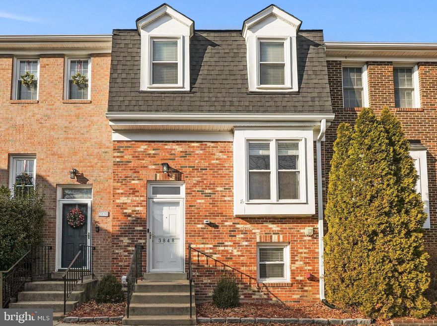 Fantastic location! Lovely 3 BD/3.5 BA three-level brick town home in sought-after Brighton Square community! This pristine town home features light filled main-level living room/dining room with gleaming hardwood floors, wet bar, crown molding and custom lighting. Updated kitchen with stainless appliances, granite counters, white cabinets and walk-in pantry. Step out the sliding door to a spacious deck, perfect for outdoor entertaining. Upper-level features master bedroom with sparkling renovated master bath and two other bedrooms and hall bath. The lower level offers a cozy family room with an electric fireplace, tidy laundry room with new washer/dryer, a second refrigerator, an updated bath and a bonus room that can be used as a fourth bedroom, exercise room, or office. Other features include new roof, 2 zone HVAC, tankless water heater, instant hot water, humidifier and Envion air purifier. Two parking spaces, one assigned in front of house. Enjoy nearby shops and restaurants in Del Ray, Potomac Yard, Crystal City and Old Town! Convenient to Potomac Yards Metro Station and Reagan National Airport. Easy access to I-395, GW Parkway and Rt. 1 to Pentagon, Crystal City, Amazon Metropolitan Park and downtown DC!