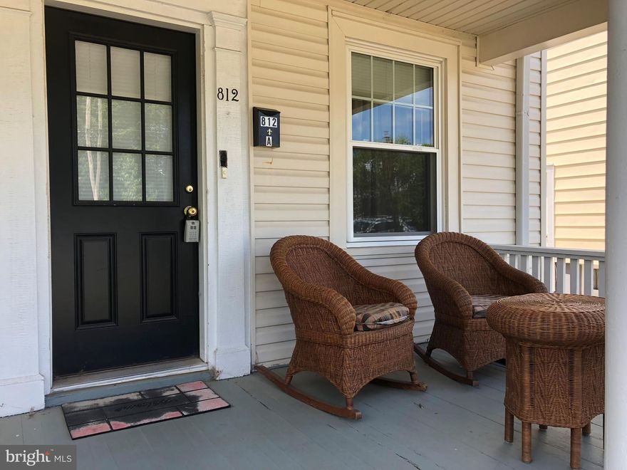 AVAILABLE 8/1 ! Cute 1 bedroom 1st floor apartment in Downtown Fredericksburg with recent upgrades! Wood floors*Updated kitchen* Rent includes water, sewer, trash, and grass cutting. Washer & dryer in basement, which is shared with upstairs tenant. NO pets! NO smoking! Off street parking shared with upstairs tenant*